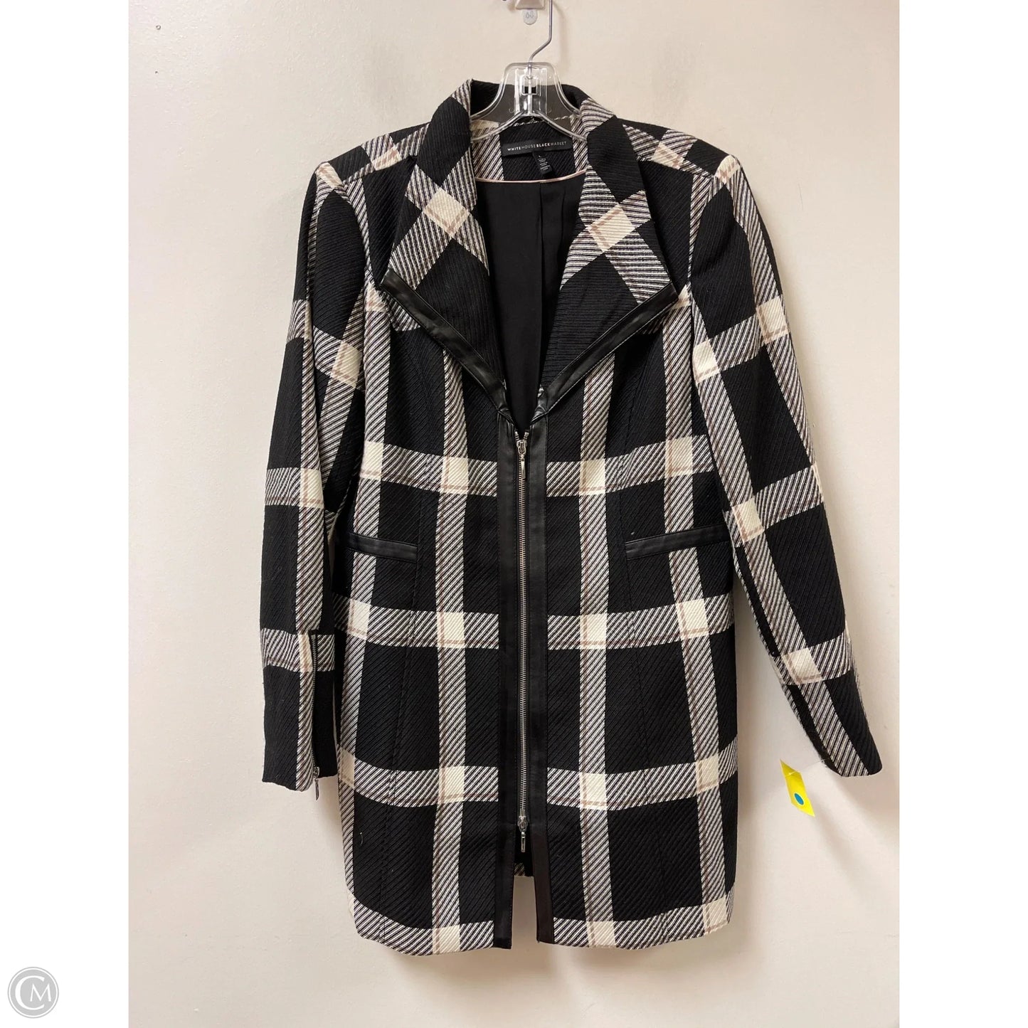 Jacket Other By White House Black Market In Black & Cream, Size: L
