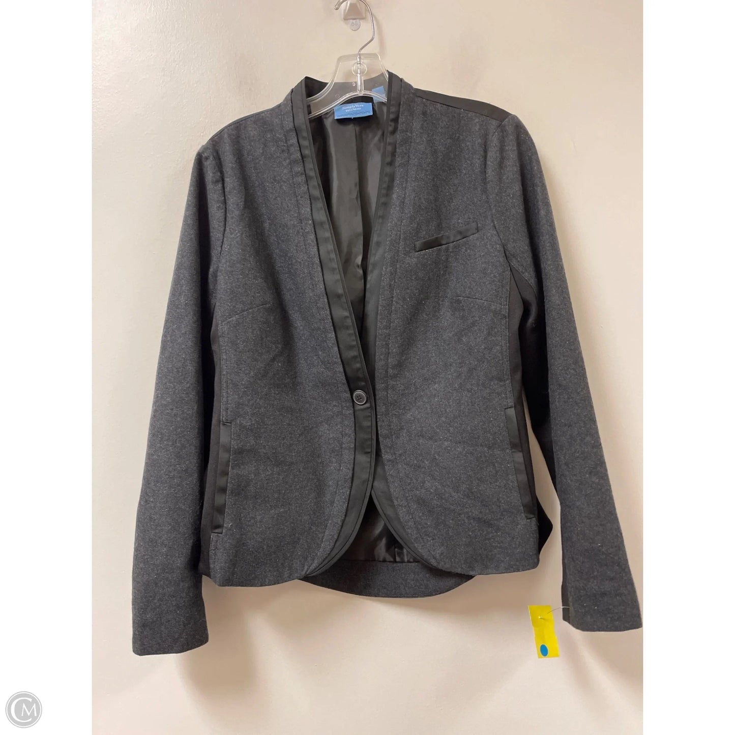 Blazer By Simply Vera In Grey, Size: M