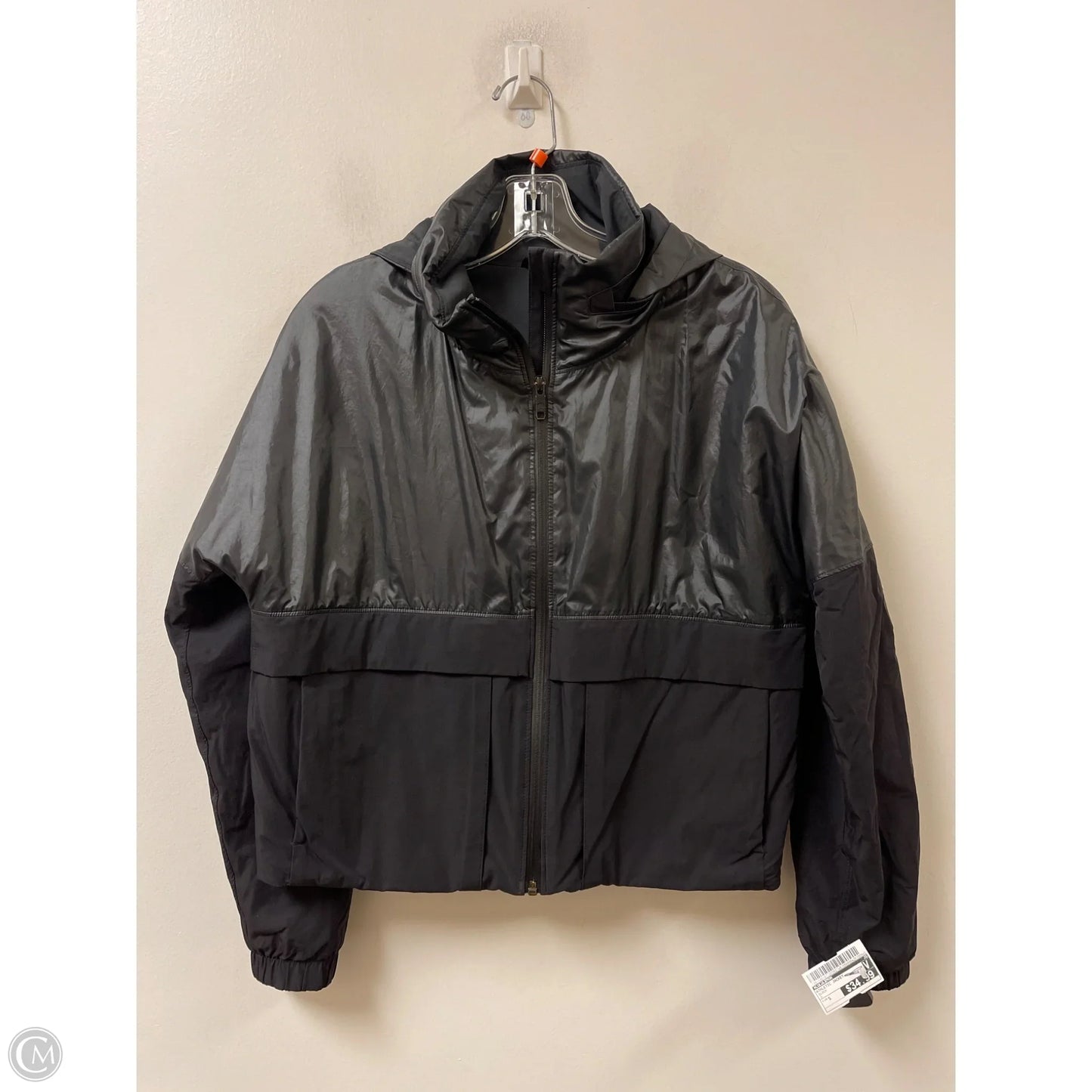 Athletic Jacket By Lululemon In Black, Size: S