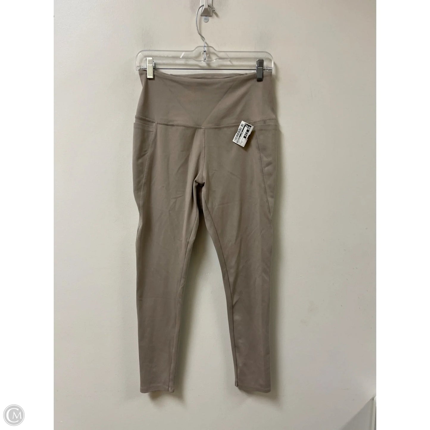 Athletic Leggings By Danskin In Tan, Size: M