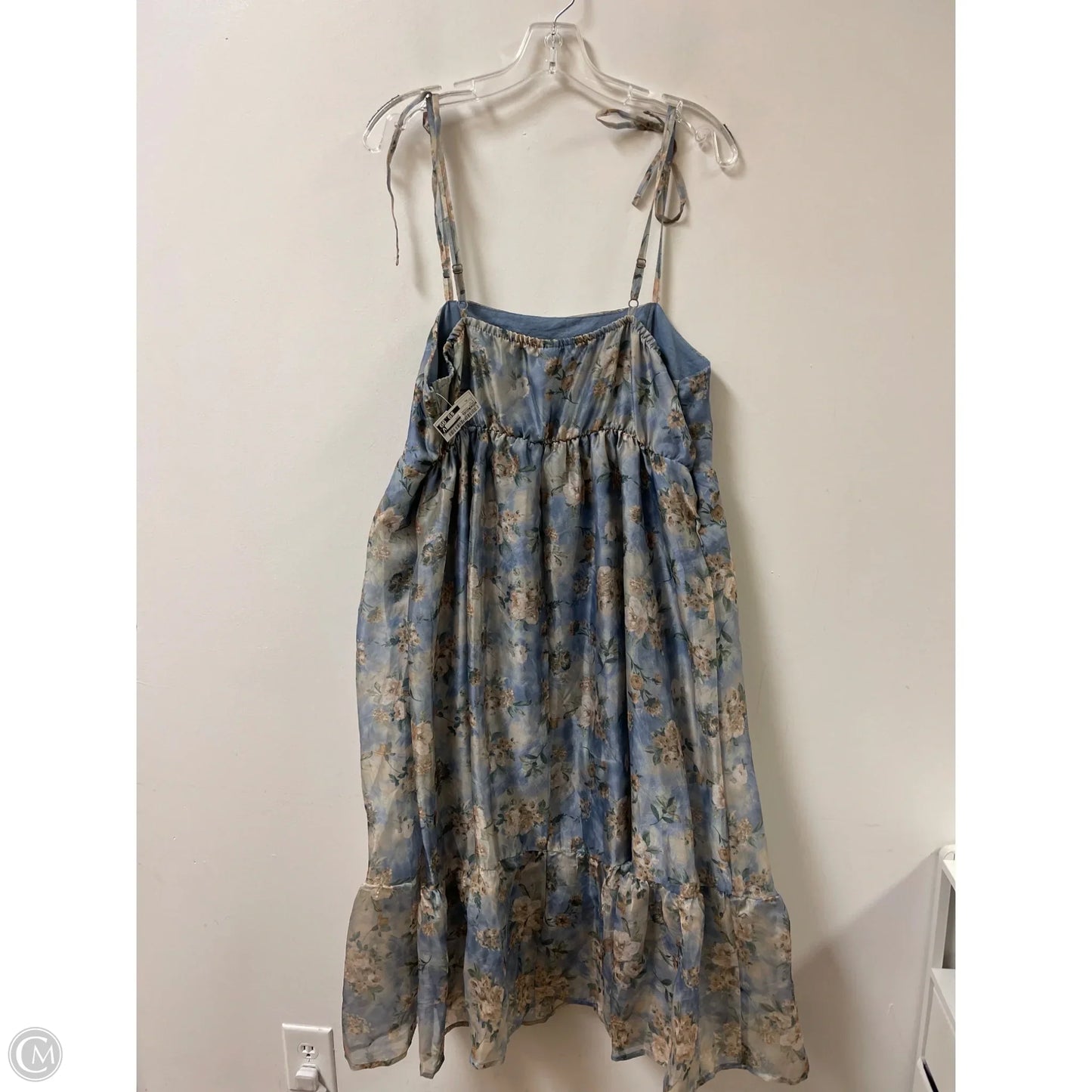Dress Casual Midi By Wild Fable In Blue, Size: Xl
