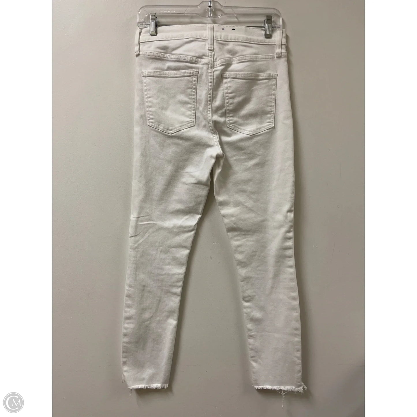 Jeans Skinny By Gap In White, Size: 6