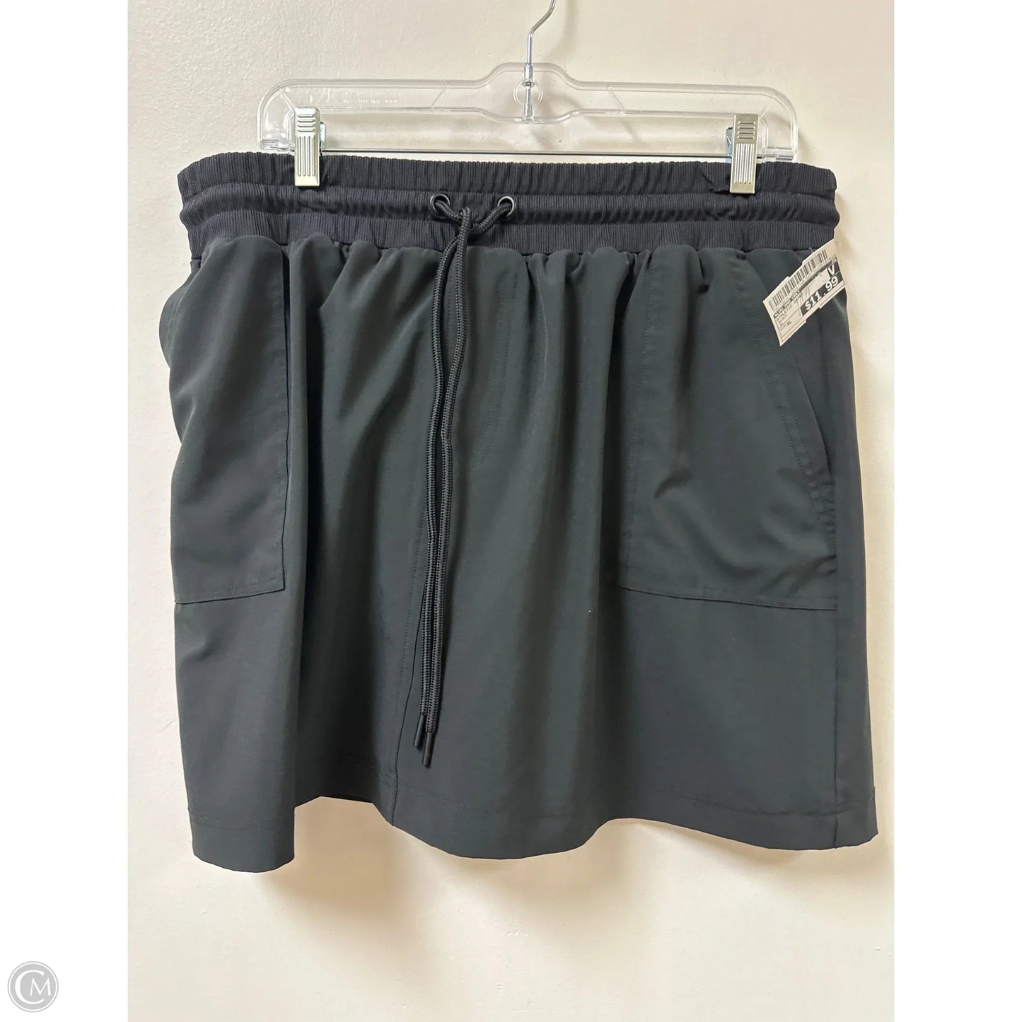 Athletic Skort By Lou And Grey In Black, Size: Xl