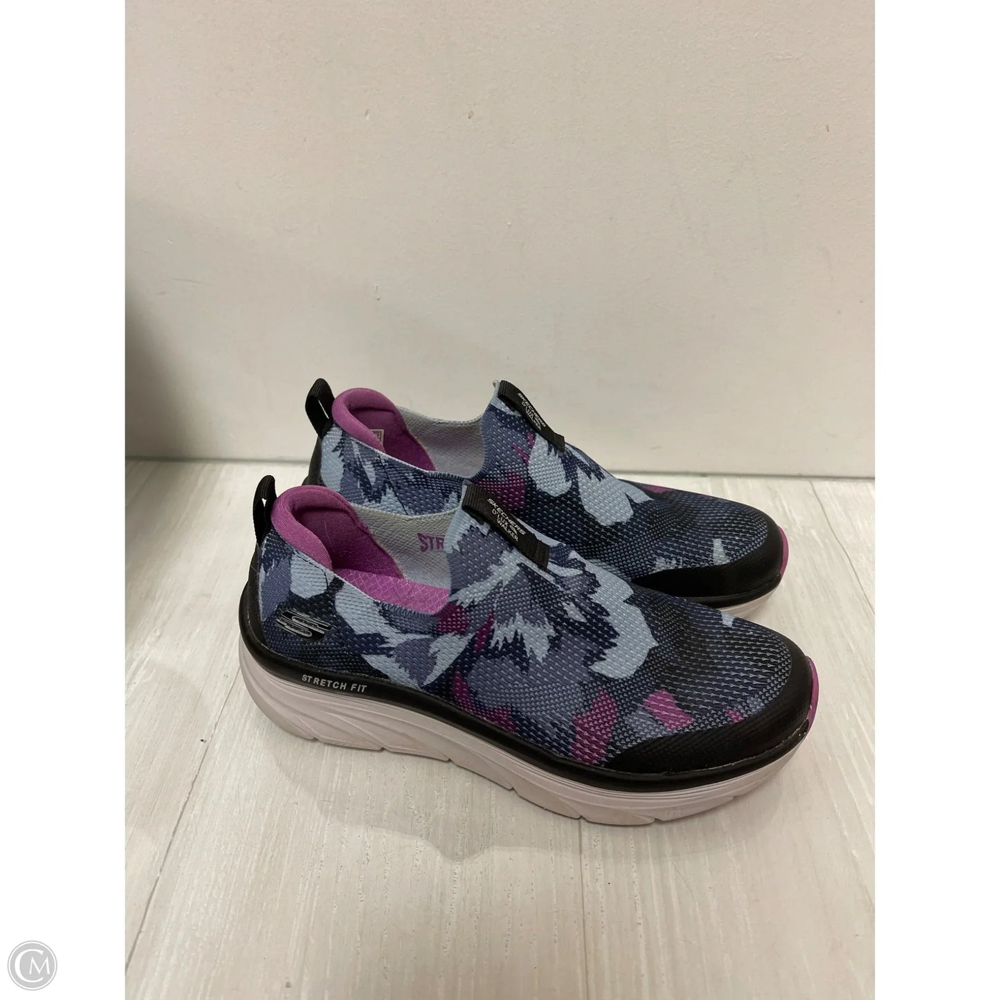 Shoes Athletic By Skechers In Blue & Purple, Size: 8