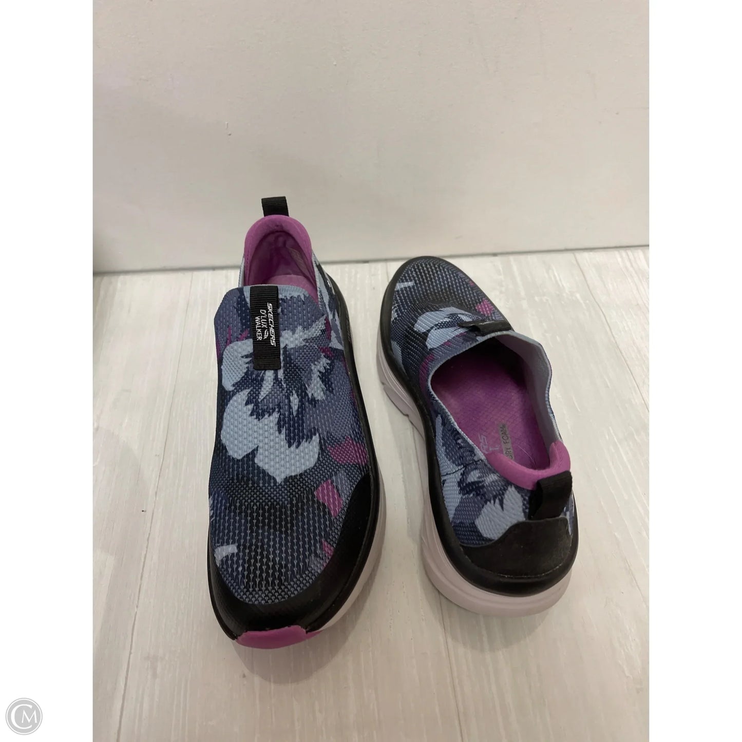 Shoes Athletic By Skechers In Blue & Purple, Size: 8