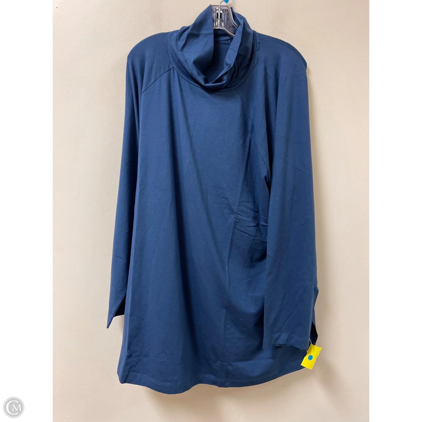 Top Long Sleeve By J. Jill In Blue, Size: 3x