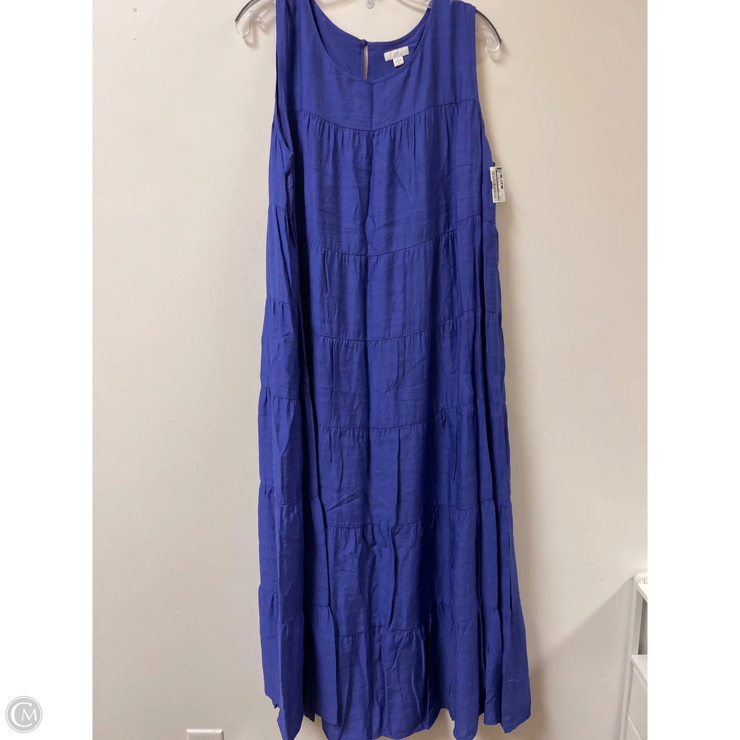Dress Casual Maxi By J. Jill In Blue, Size: Xl