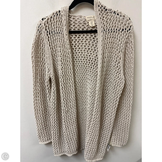 Sweater Cardigan By Nicole Miller In Cream, Size: M