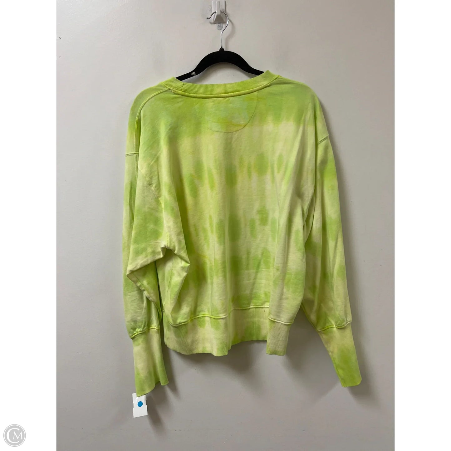 Sweatshirt Crewneck By Dkny In Green, Size: Xl