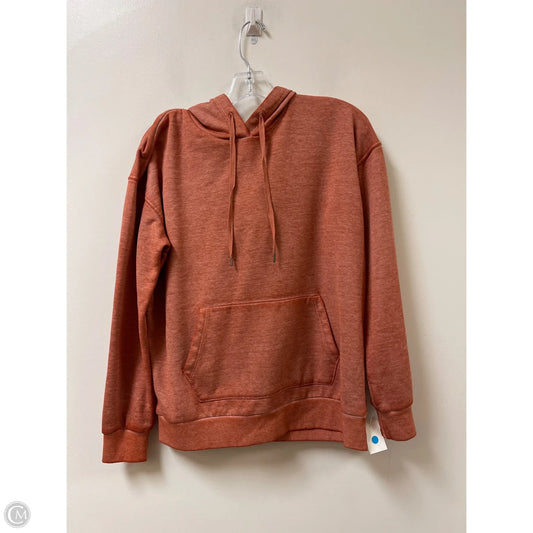 Sweatshirt Hoodie By Time And Tru In Orange, Size: M