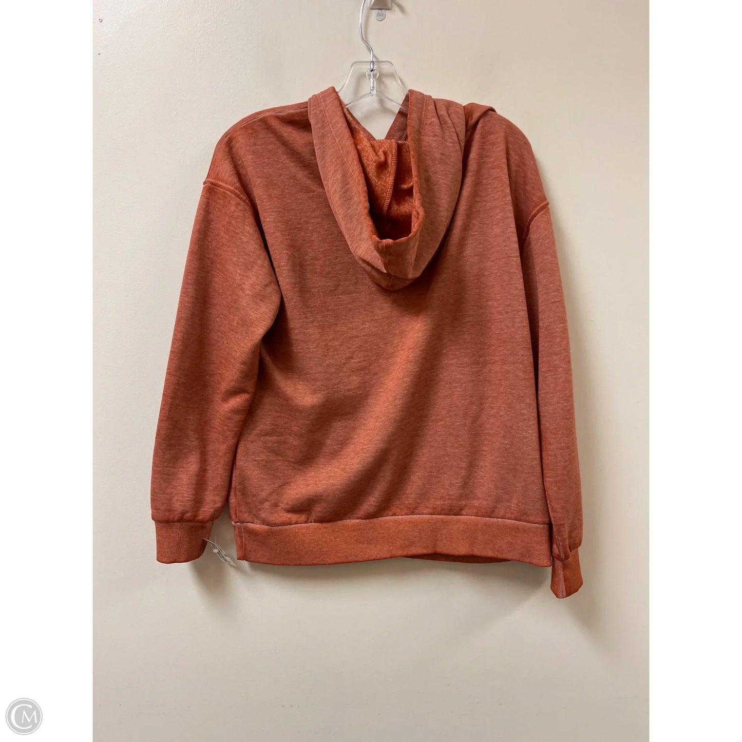 Sweatshirt Hoodie By Time And Tru In Orange, Size: M