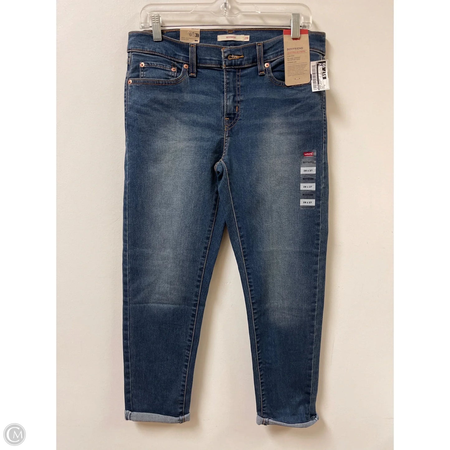 Jeans Skinny By Levis In Blue Denim, Size: 6
