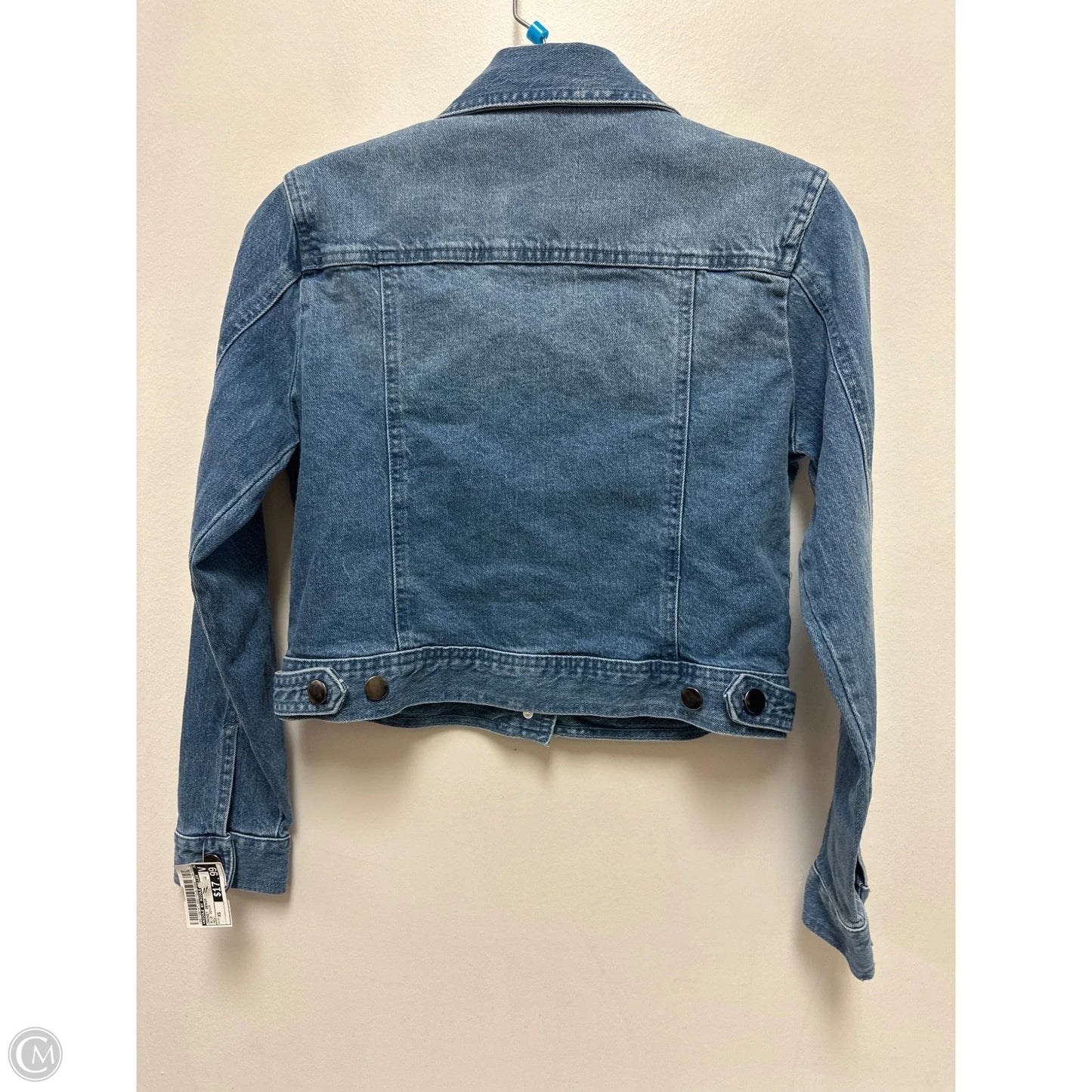 Jacket Denim By Nicole By Nicole Miller In Blue Denim, Size: Xs