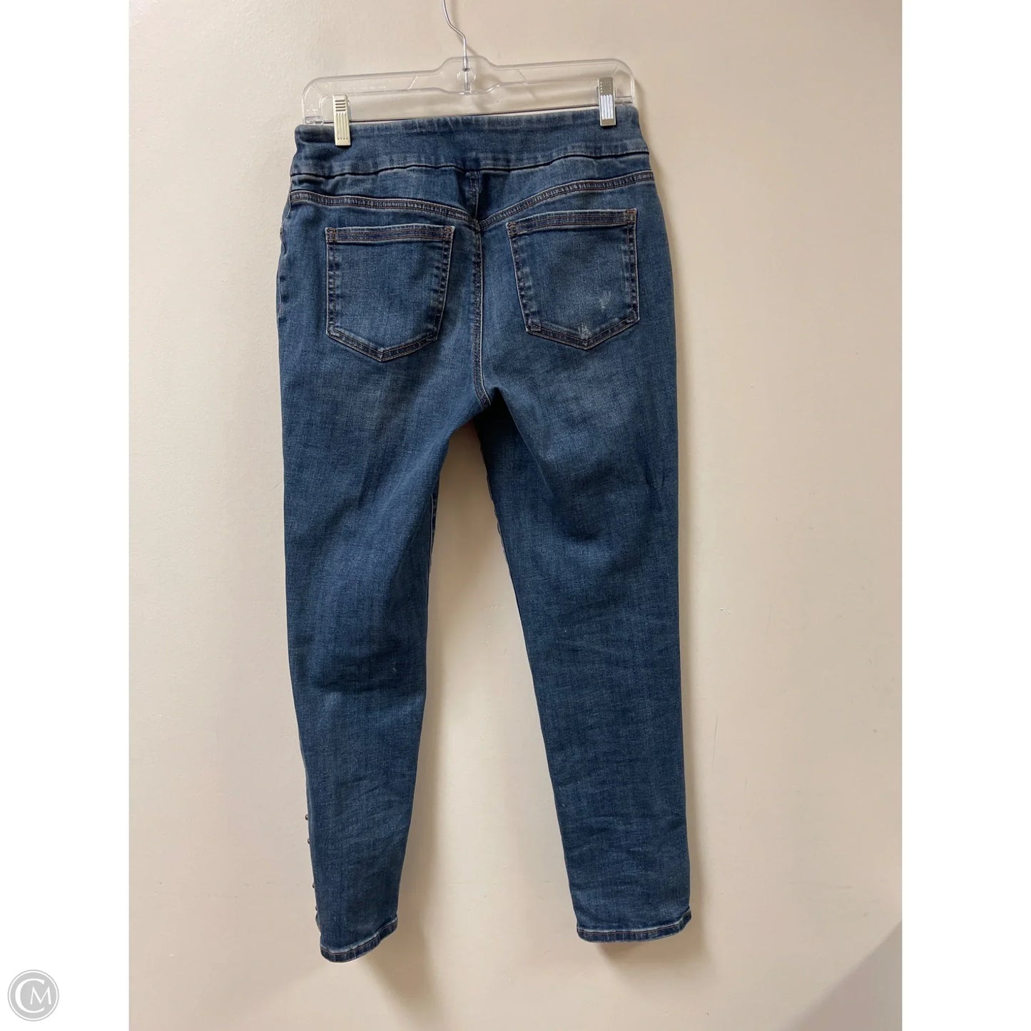 Jeans Skinny By Chicos In Blue Denim, Size: 4