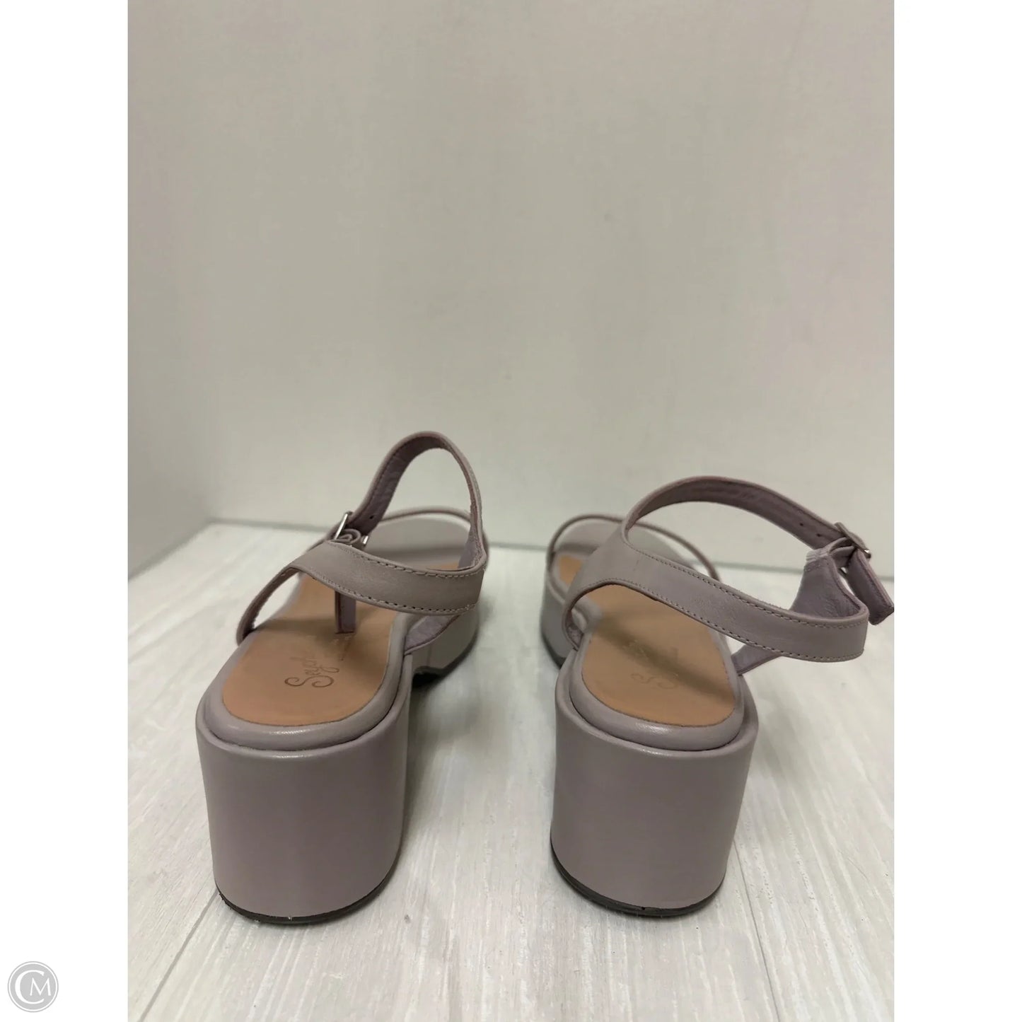 Sandals Heels Block By Seychelles In Grey, Size: 9