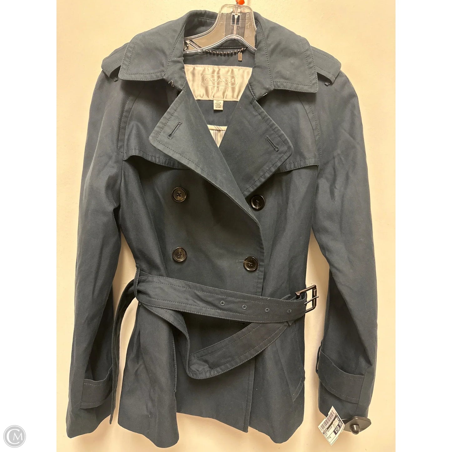 Coat Designer By Coach In Navy, Size: S