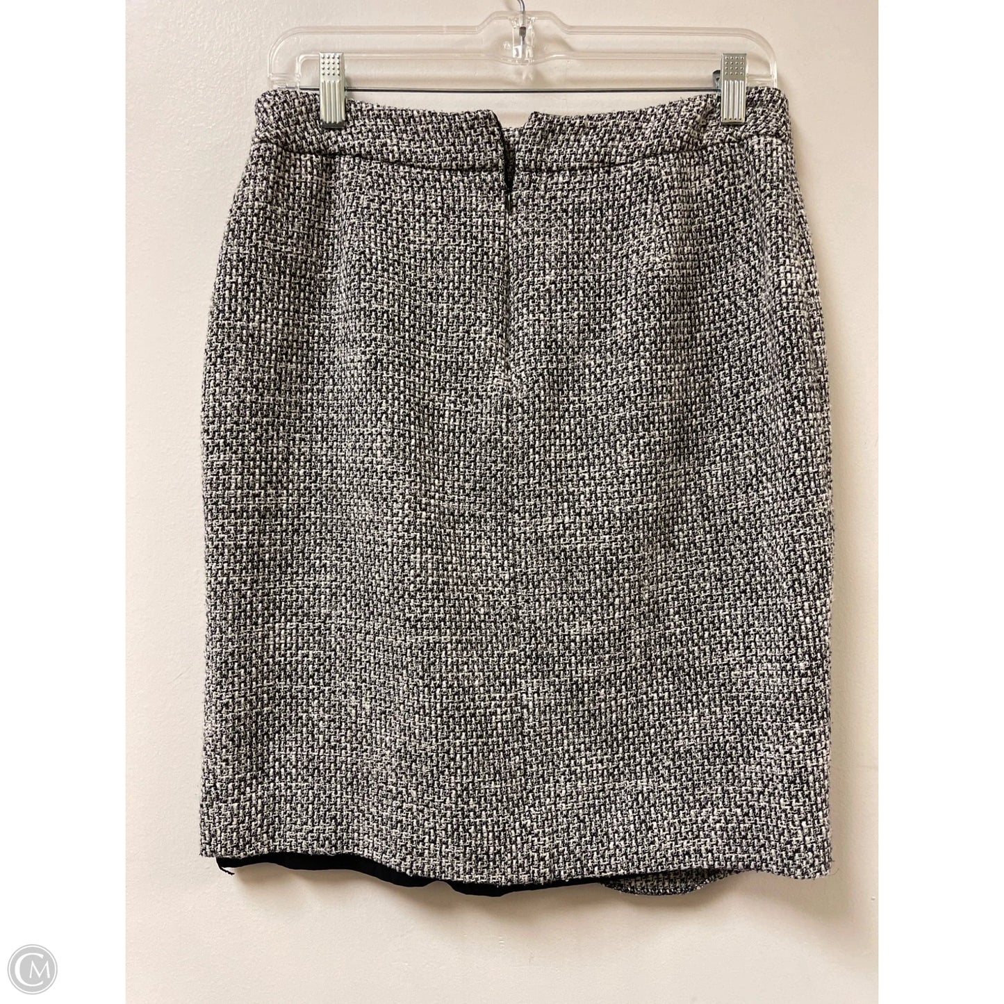 Skirt Midi By Calvin Klein In Black & White, Size: 6