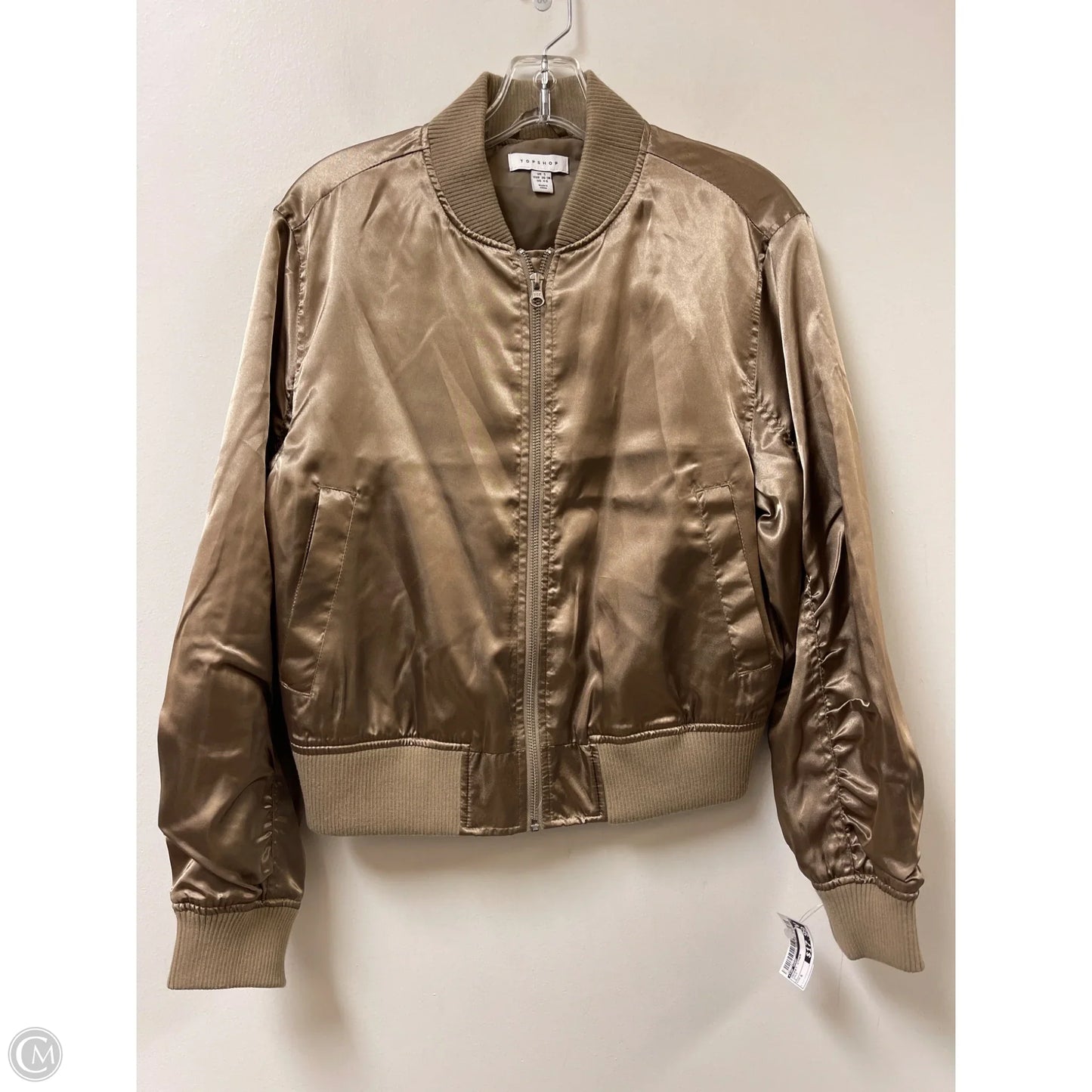 Jacket Other By Top Shop In Gold, Size: S
