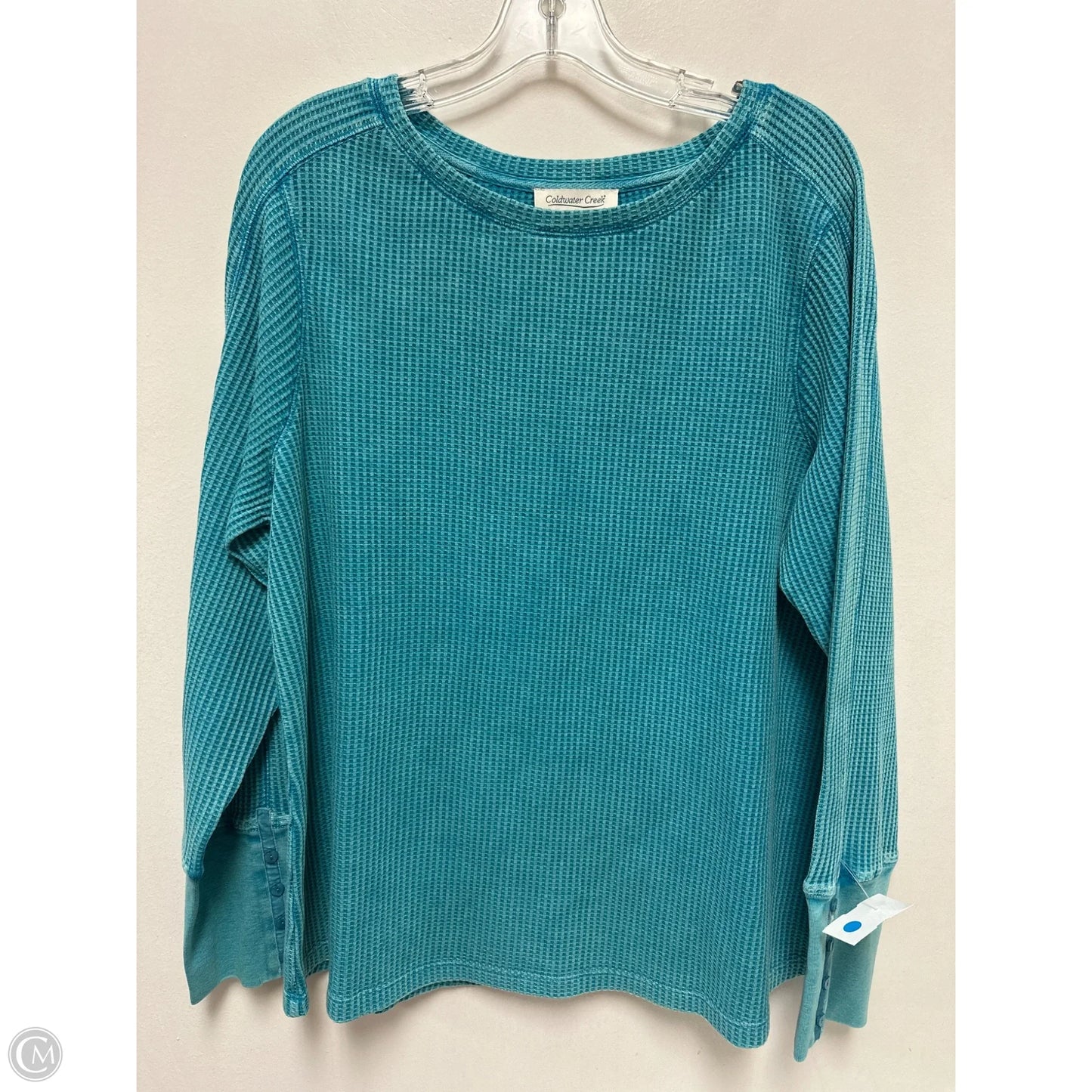 Top Long Sleeve By Coldwater Creek In Blue, Size: 1x