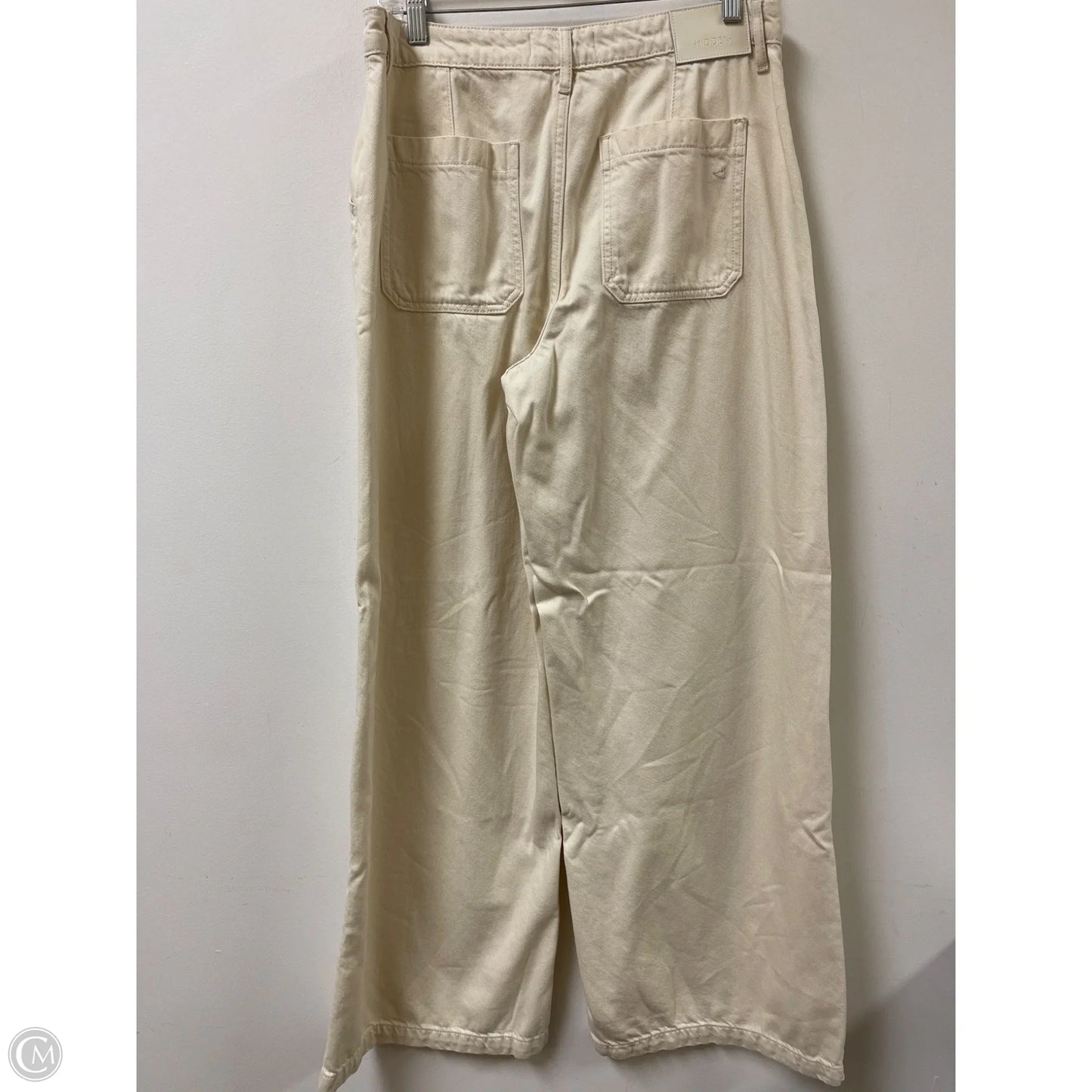 Jeans Wide Leg By Hidden In Cream, Size: 6