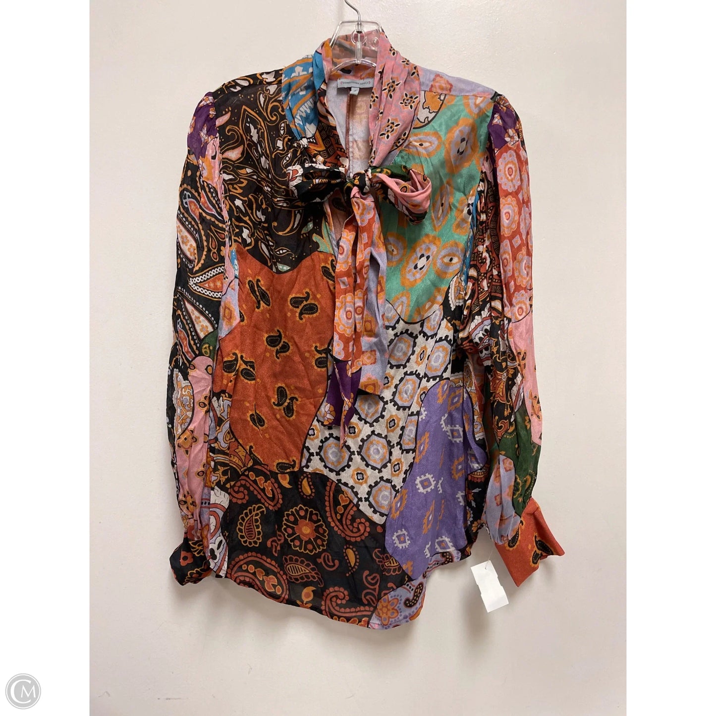 Top Long Sleeve By Conditions Apply In Multi-colored, Size: S