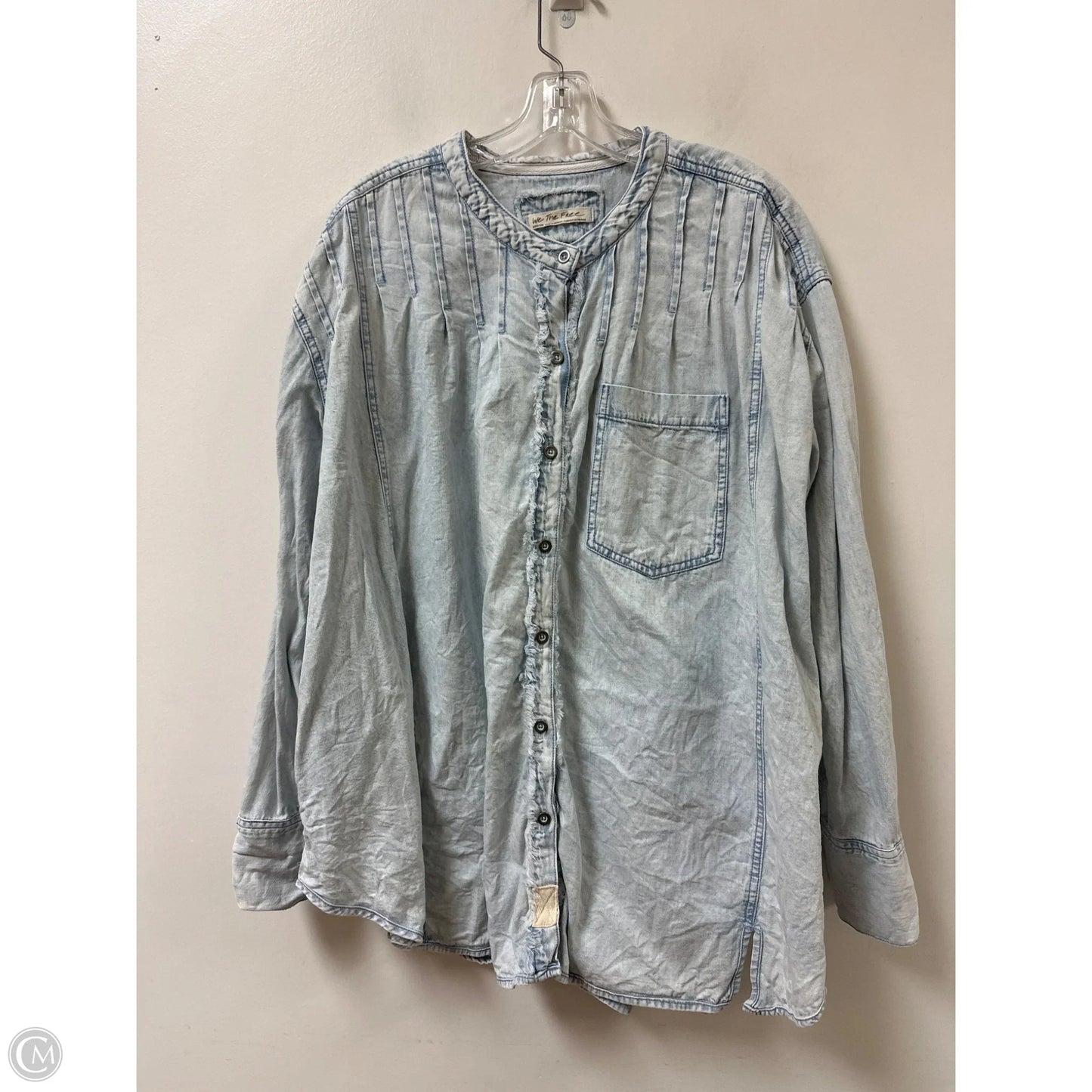 Tunic Long Sleeve By We The Free In Blue, Size: M