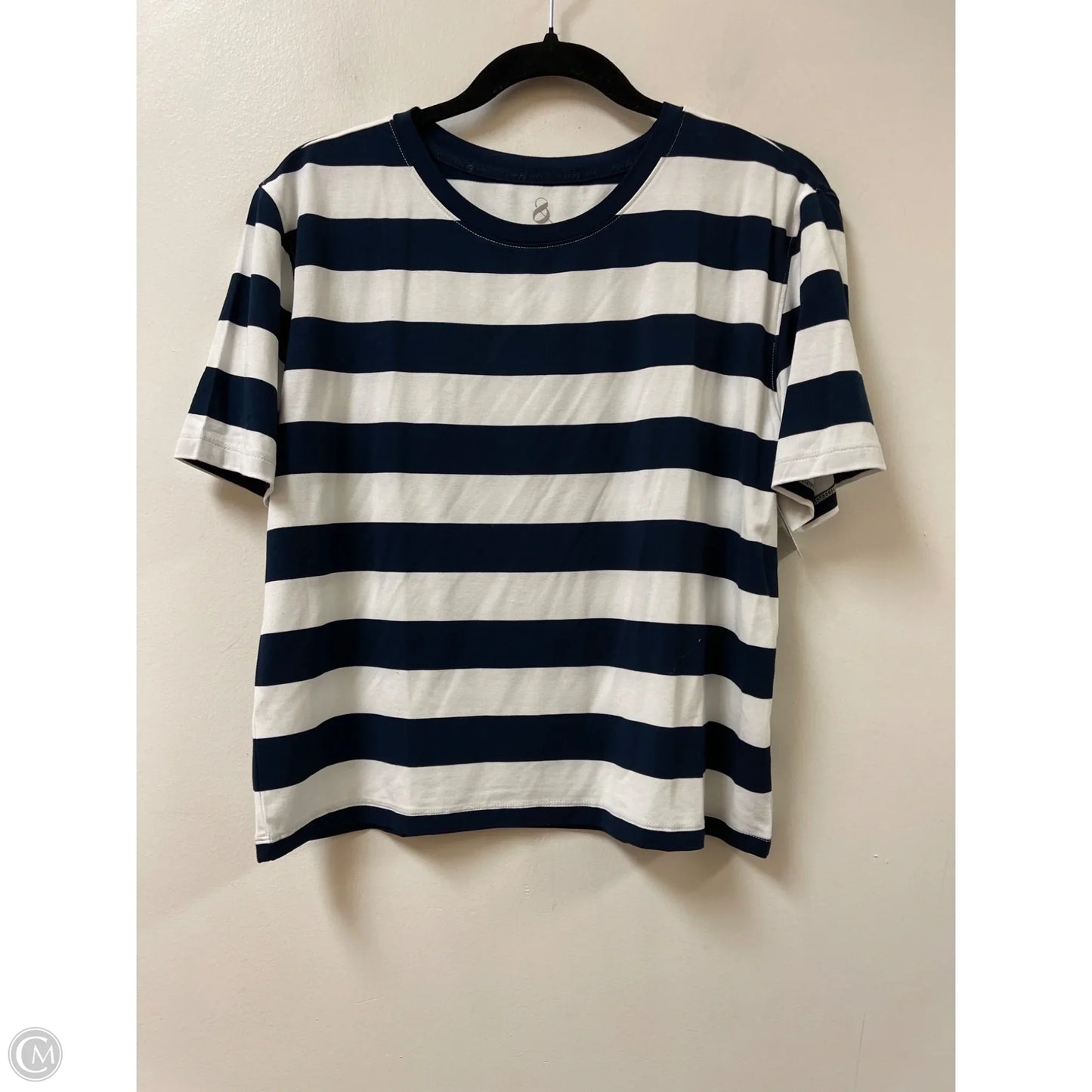 Top Short Sleeve By Lou And Grey In Navy, Size: S