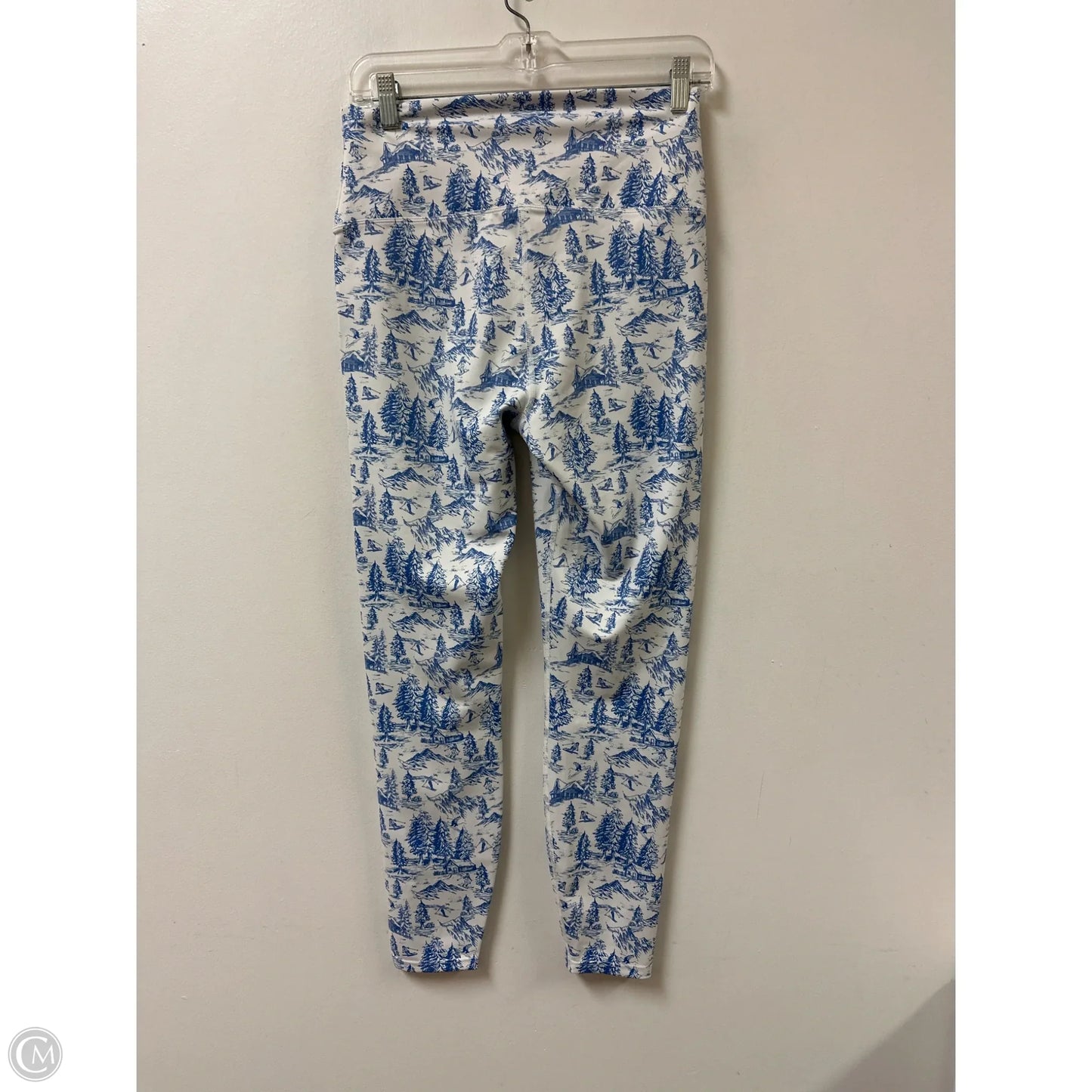 Athletic Leggings By Beach Riot In Blue, Size: L