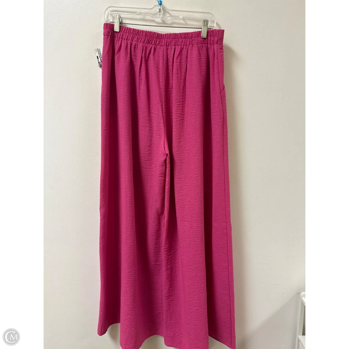 Pants Wide Leg By Francesca's In Pink, Size: L