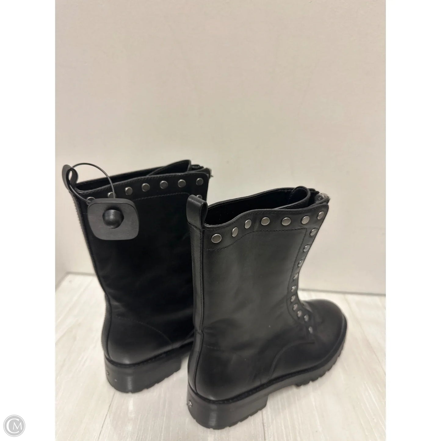 Boots Designer By Coach In Black, Size: 8