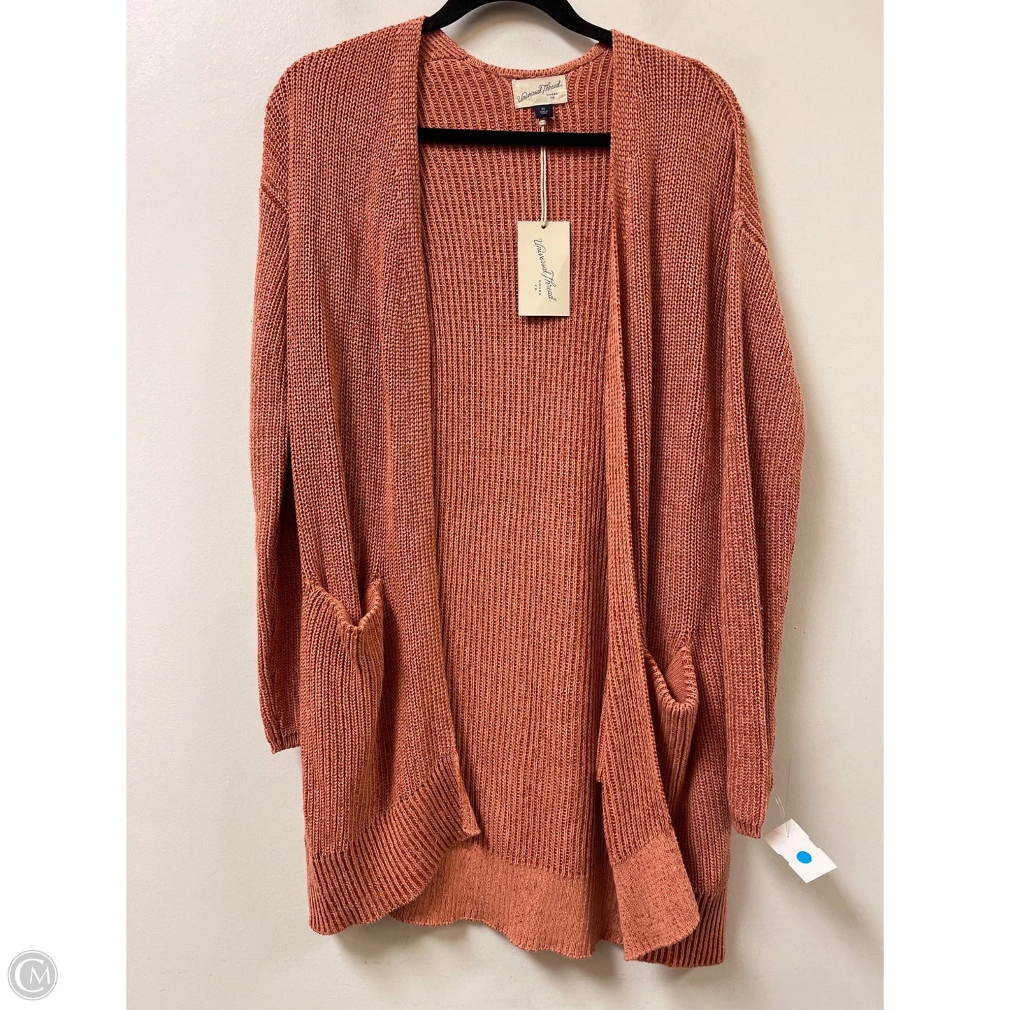 Sweater Cardigan By Universal Thread In Orange, Size: Xs