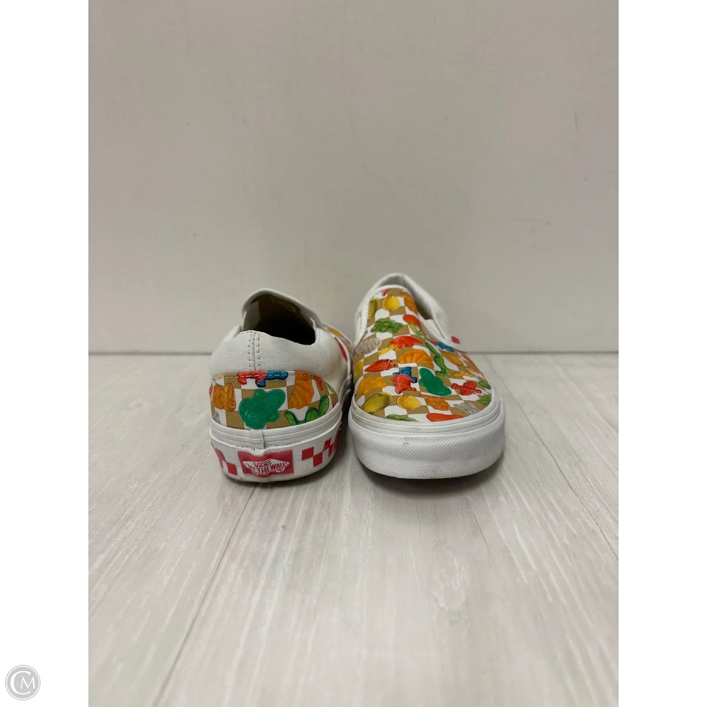 Shoes Flats By Vans In Multi-colored, Size: 9.5