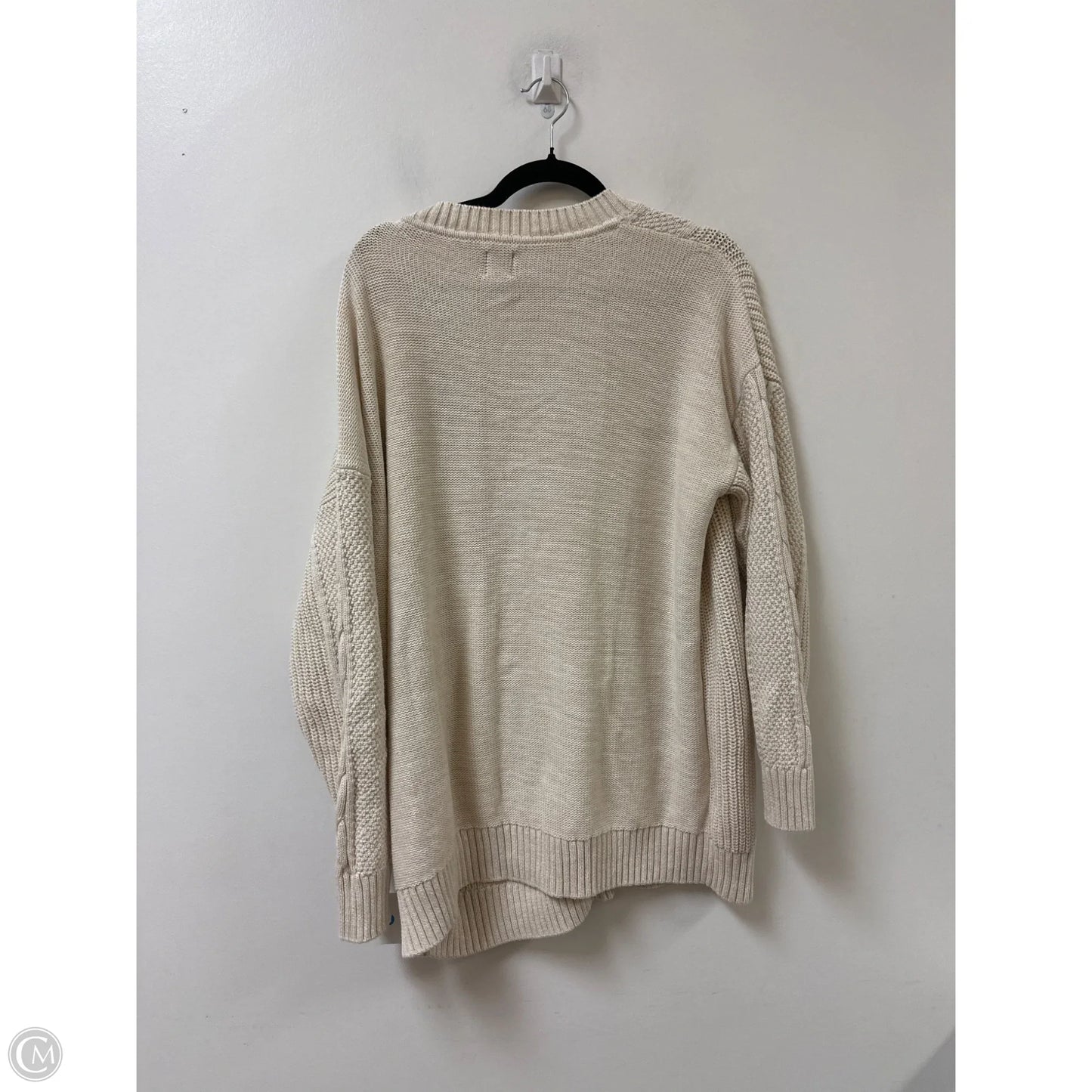 Sweater By Gap In Cream, Size: Xl
