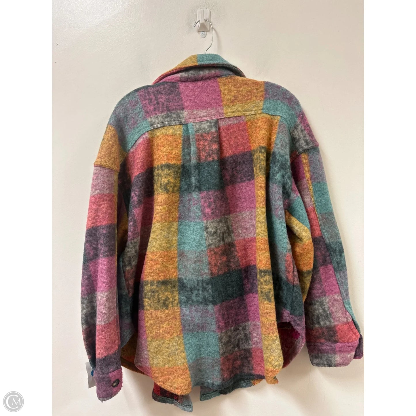 Jacket Shirt By Bibi In Multi-colored, Size: S