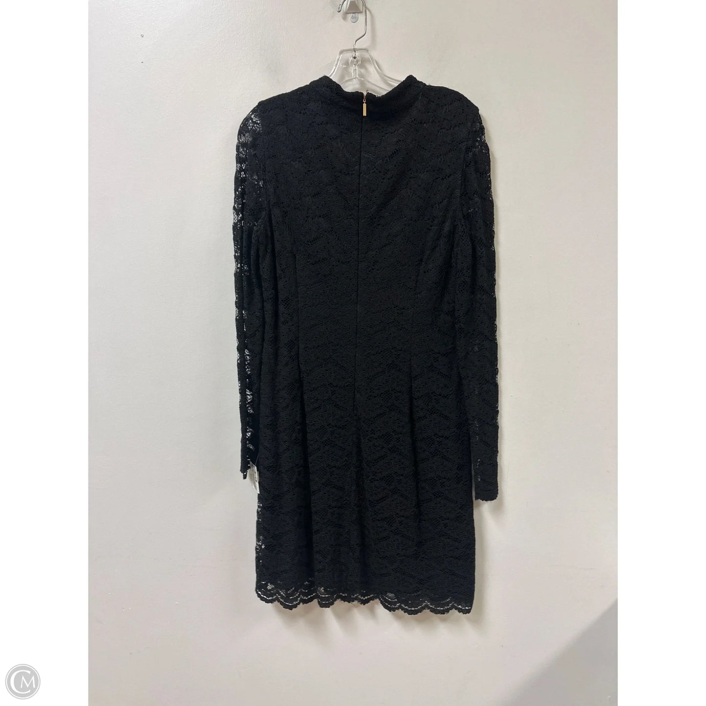 Dress Designer By Karl Lagerfeld In Black, Size: L