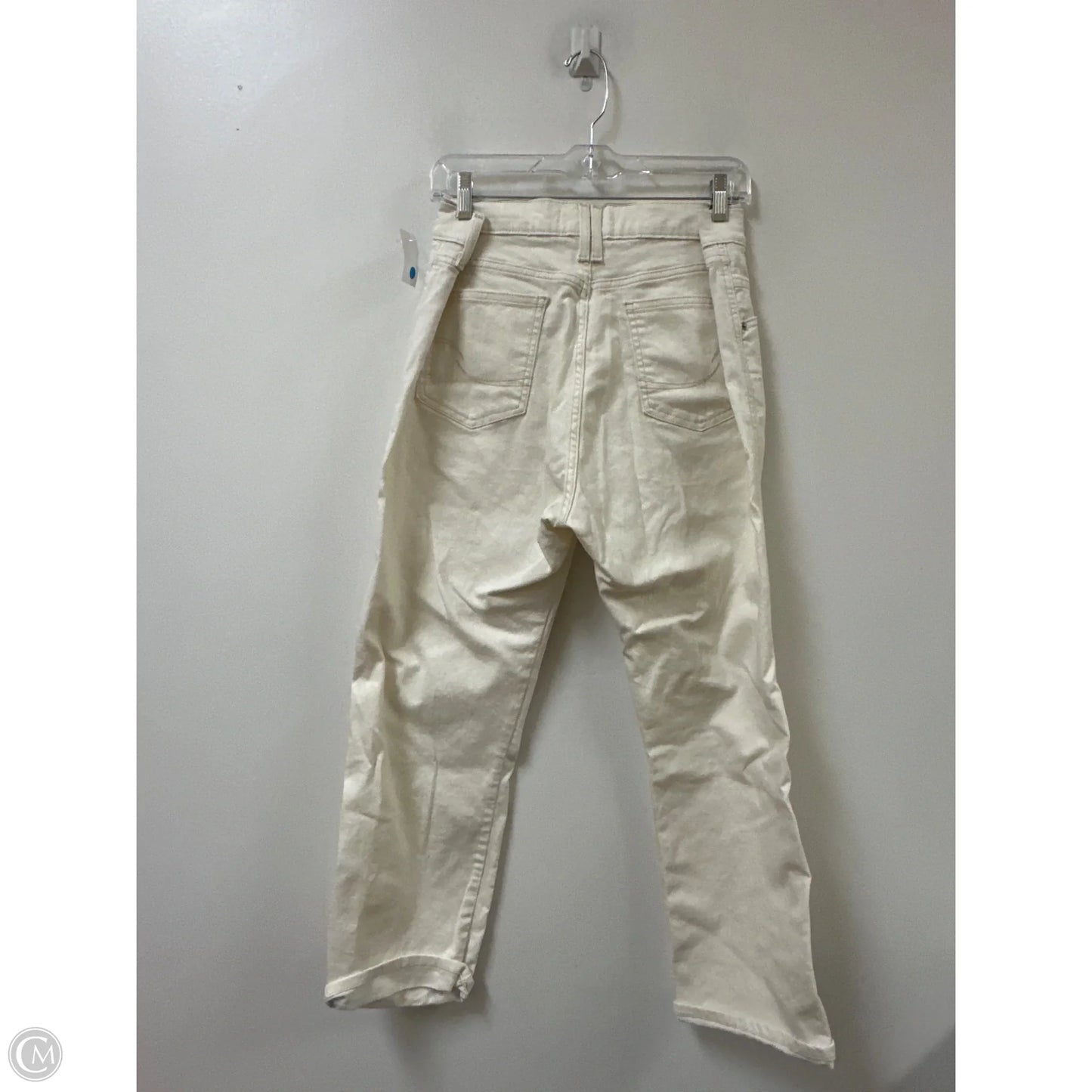 Jeans Straight By Levis In Cream, Size: 14