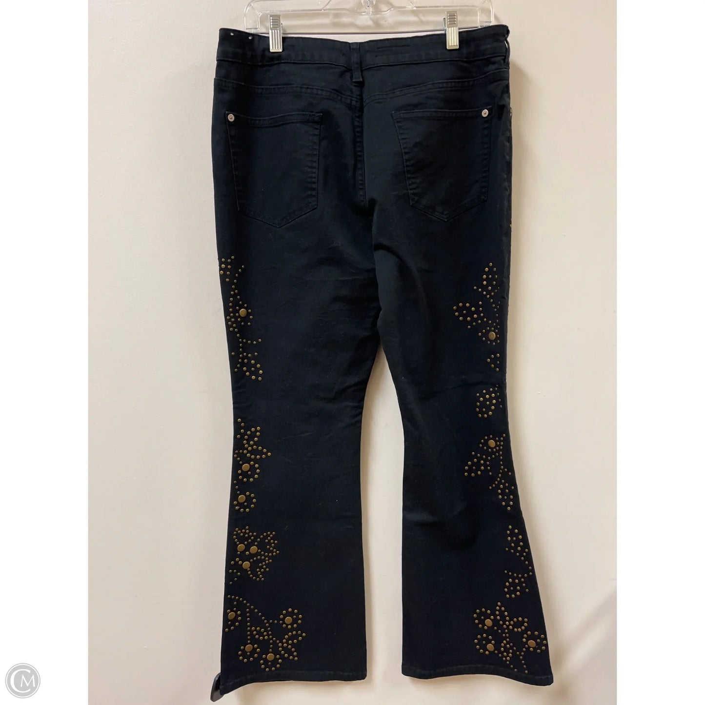 Jeans Wide Leg By Pilcro In Black, Size: 14