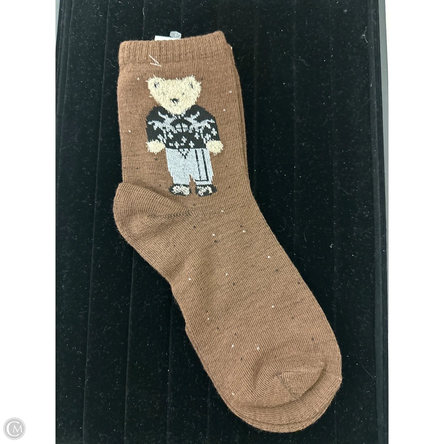 Socks By Clothes Mentor In Brown, Size: 0
