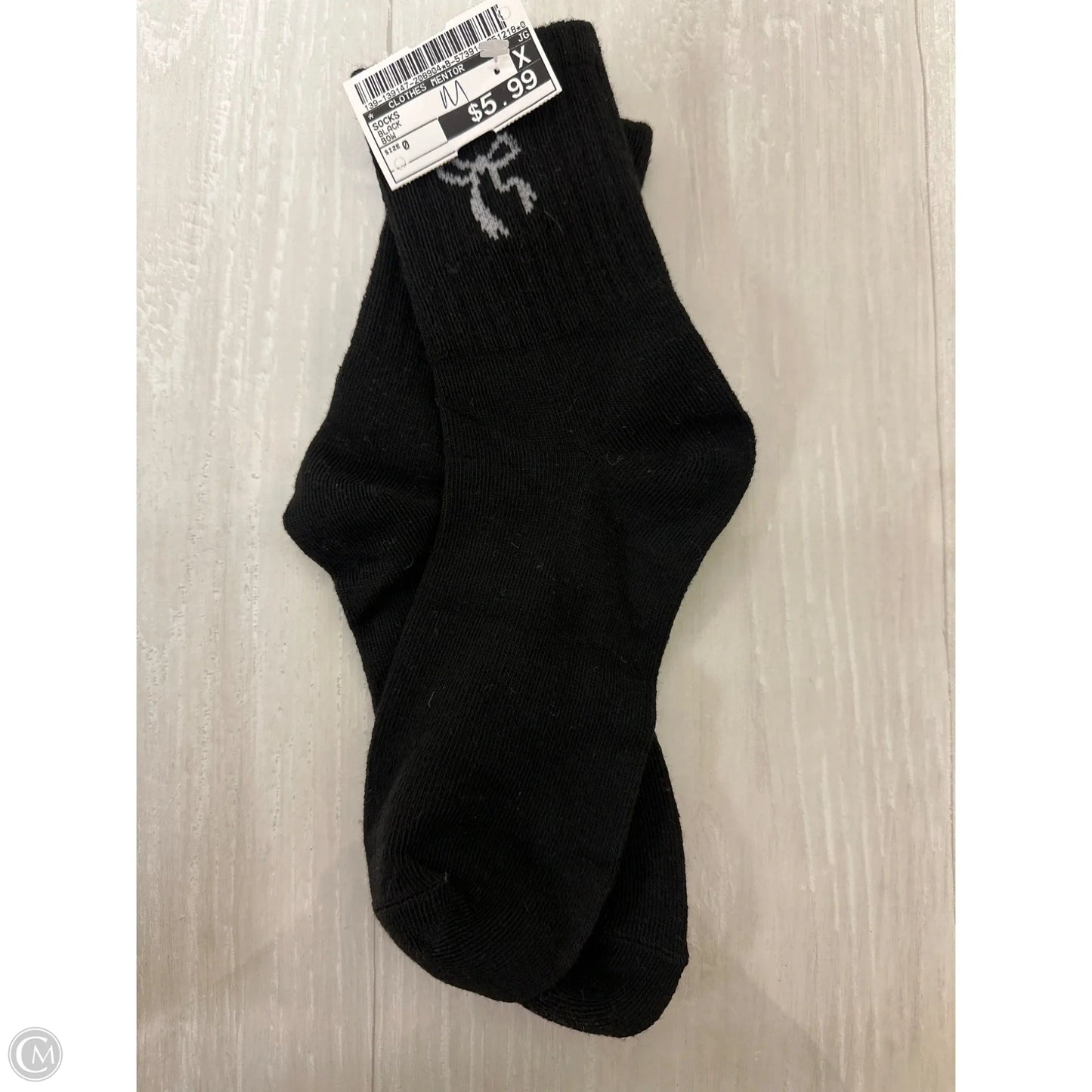 Socks By Clothes Mentor In Black, Size: 0