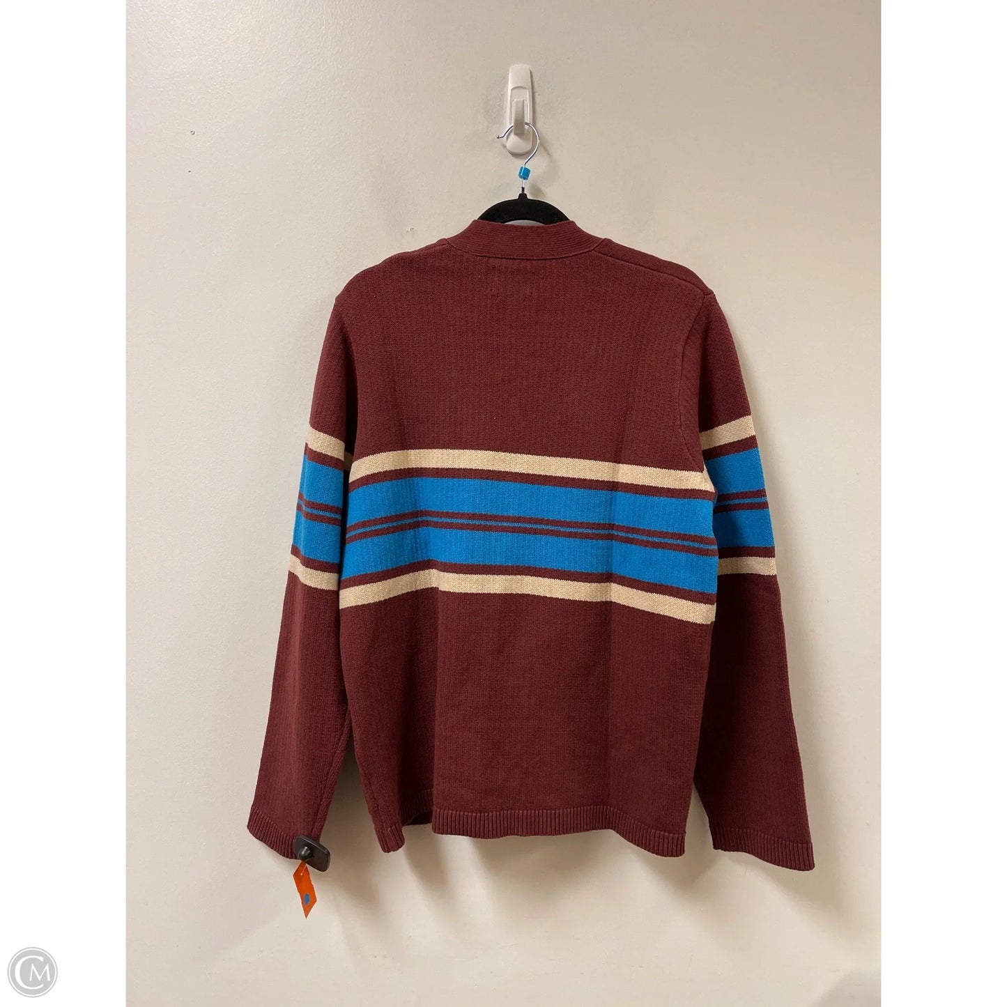 Sweater Cardigan By Levis In Brown, Size: S