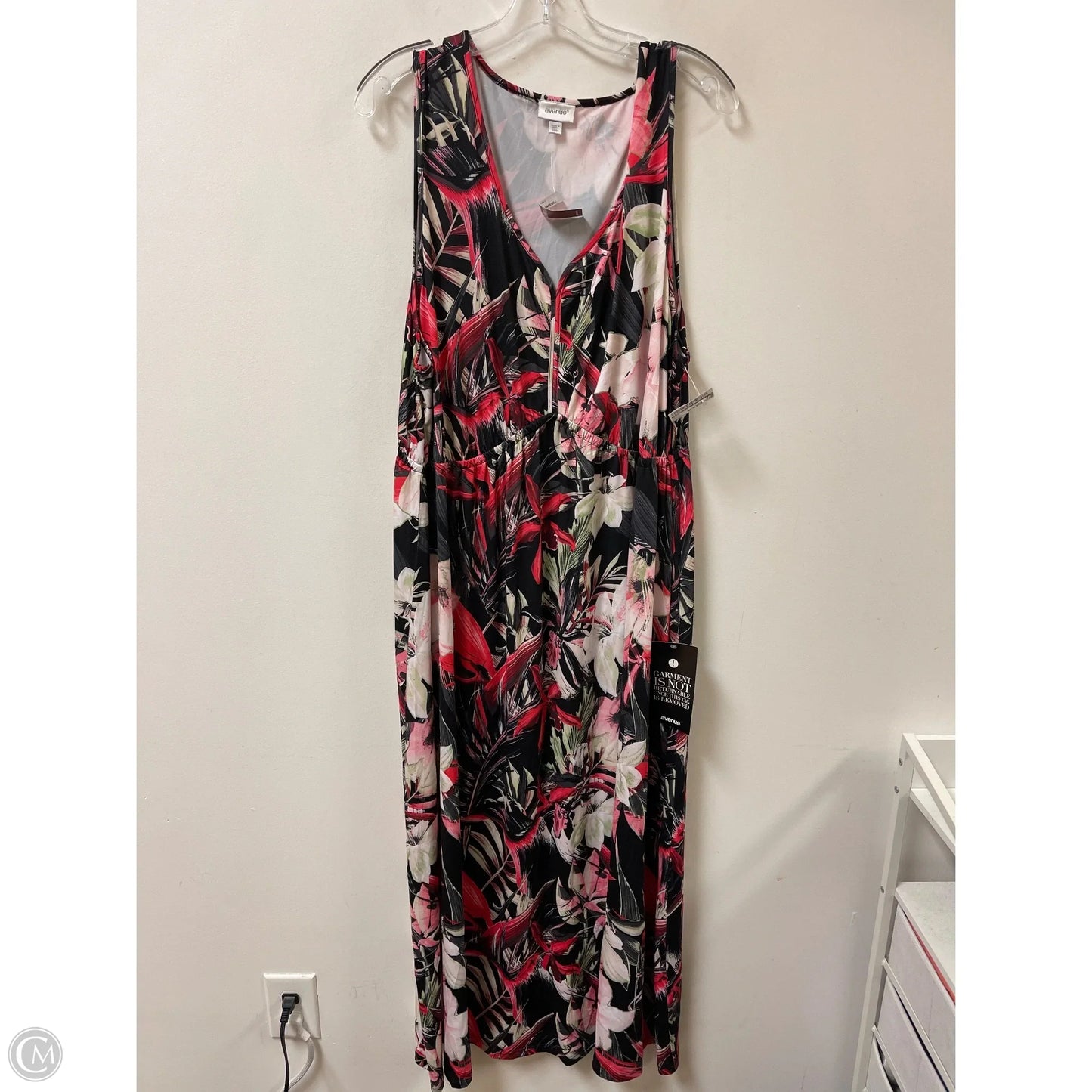 Dress Casual Maxi By Avenue In Floral Print, Size: 3x