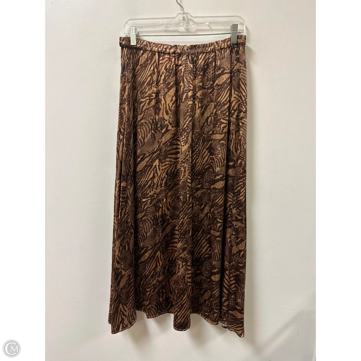 Skirt Maxi By T Tahari In Brown, Size: L