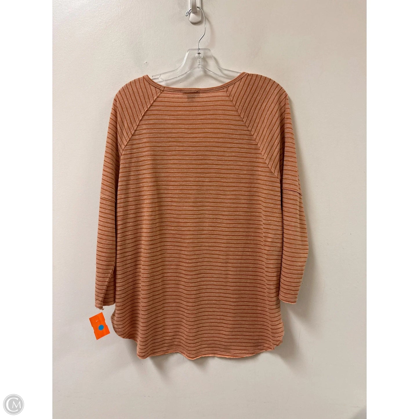 Top Long Sleeve By New Directions In Orange, Size: Xl