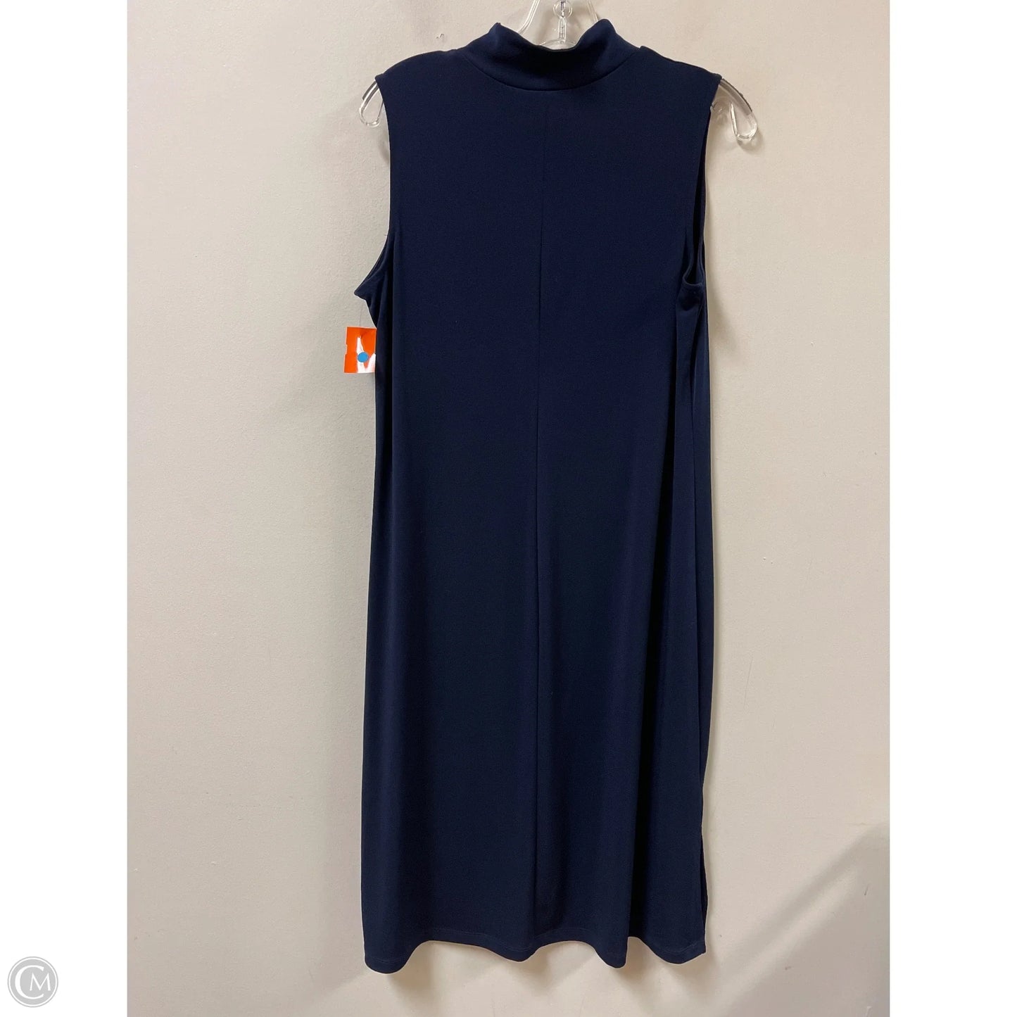 Dress Casual Midi By Susan Graver In Navy, Size: M