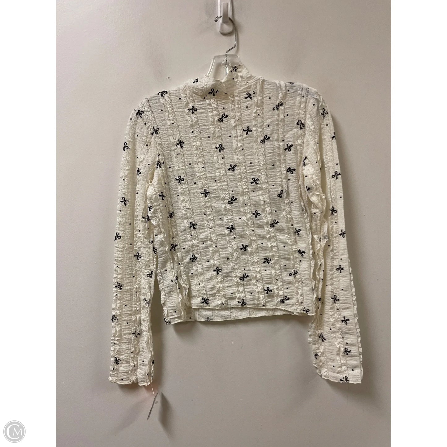 Top Long Sleeve By Umgee In Cream, Size: S