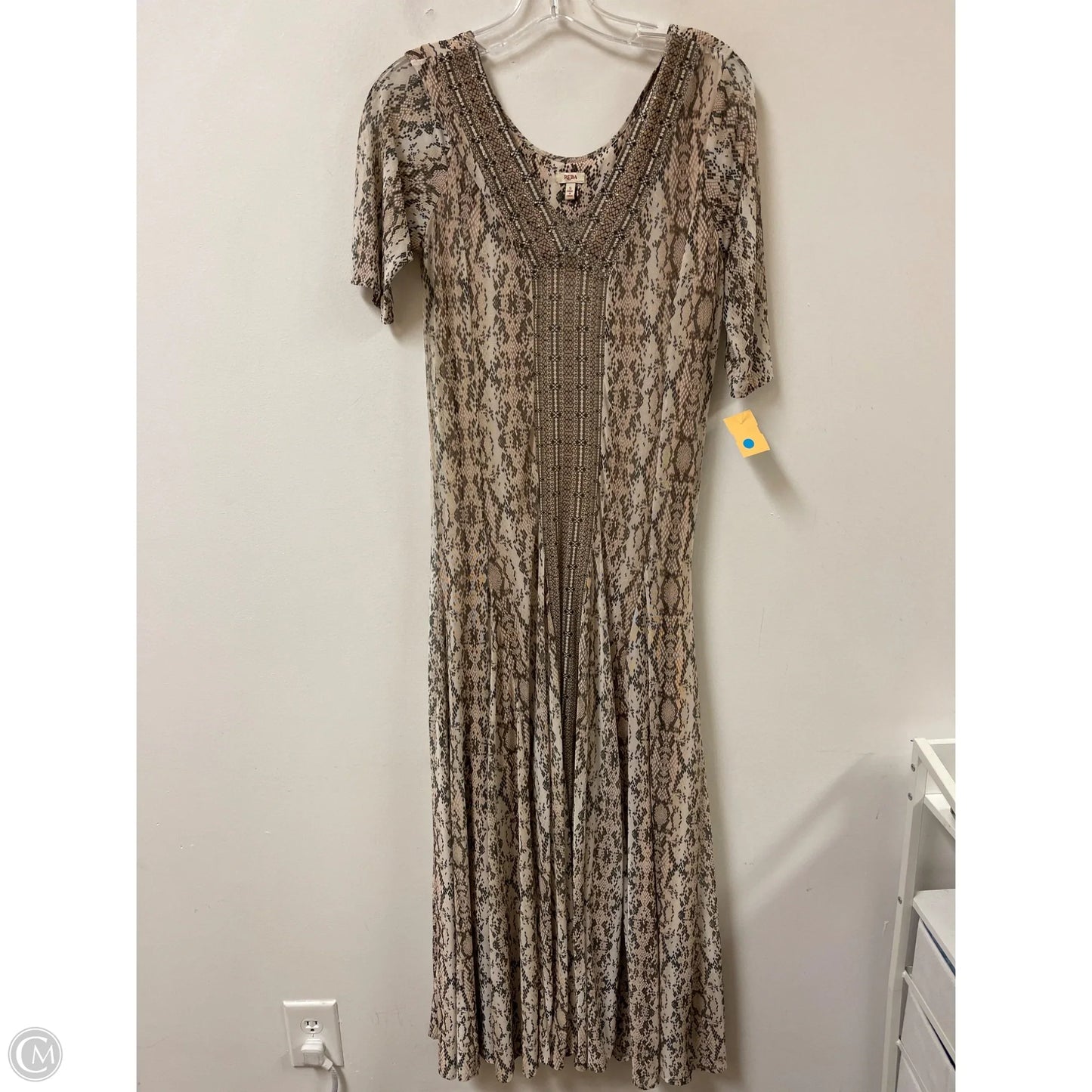 Dress Casual Maxi By Reba In Snakeskin Print, Size: S