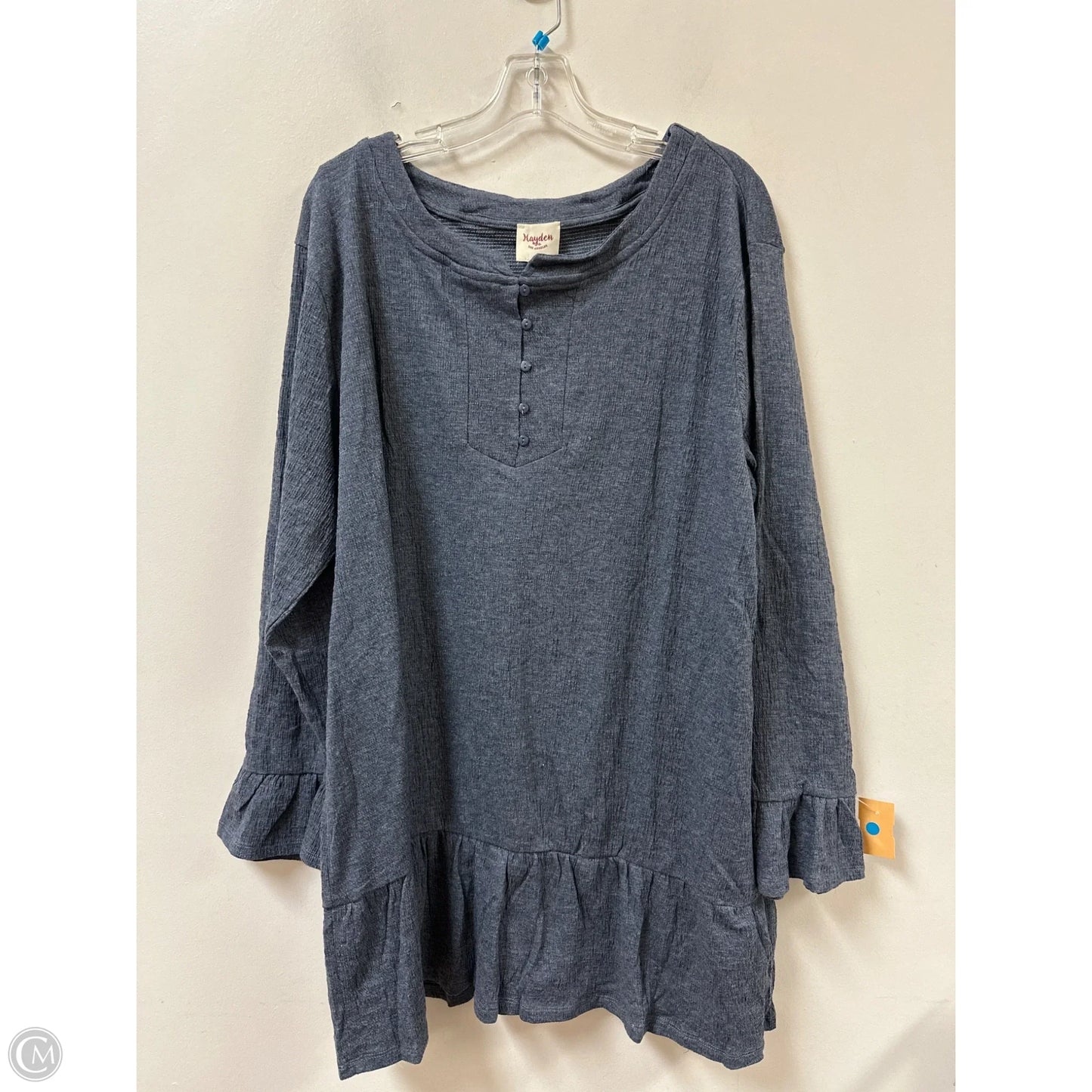 Dress Casual Short By Hayden La In Blue, Size: 2x