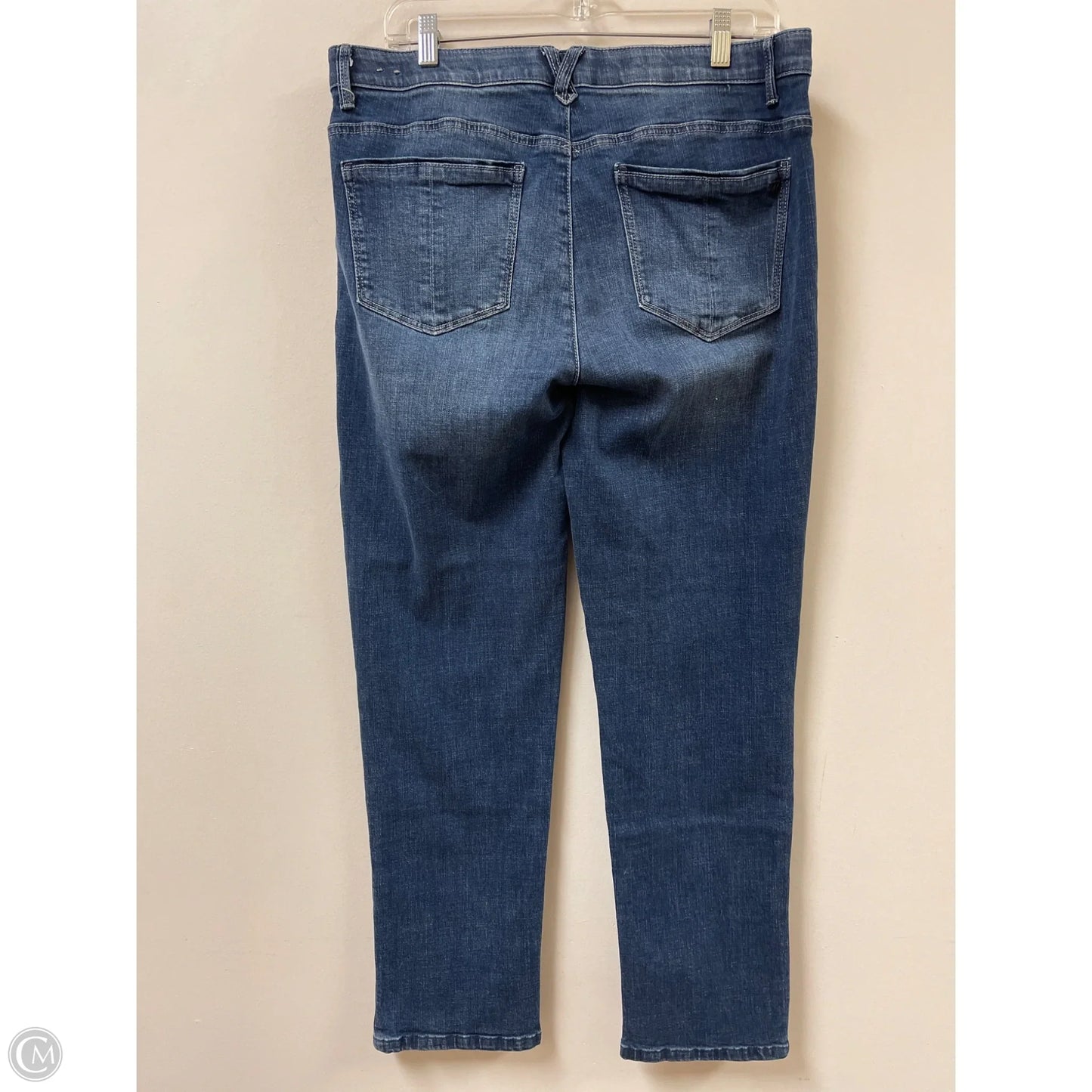 Jeans Boot Cut By Wit & Wisdom In Blue Denim, Size: 14