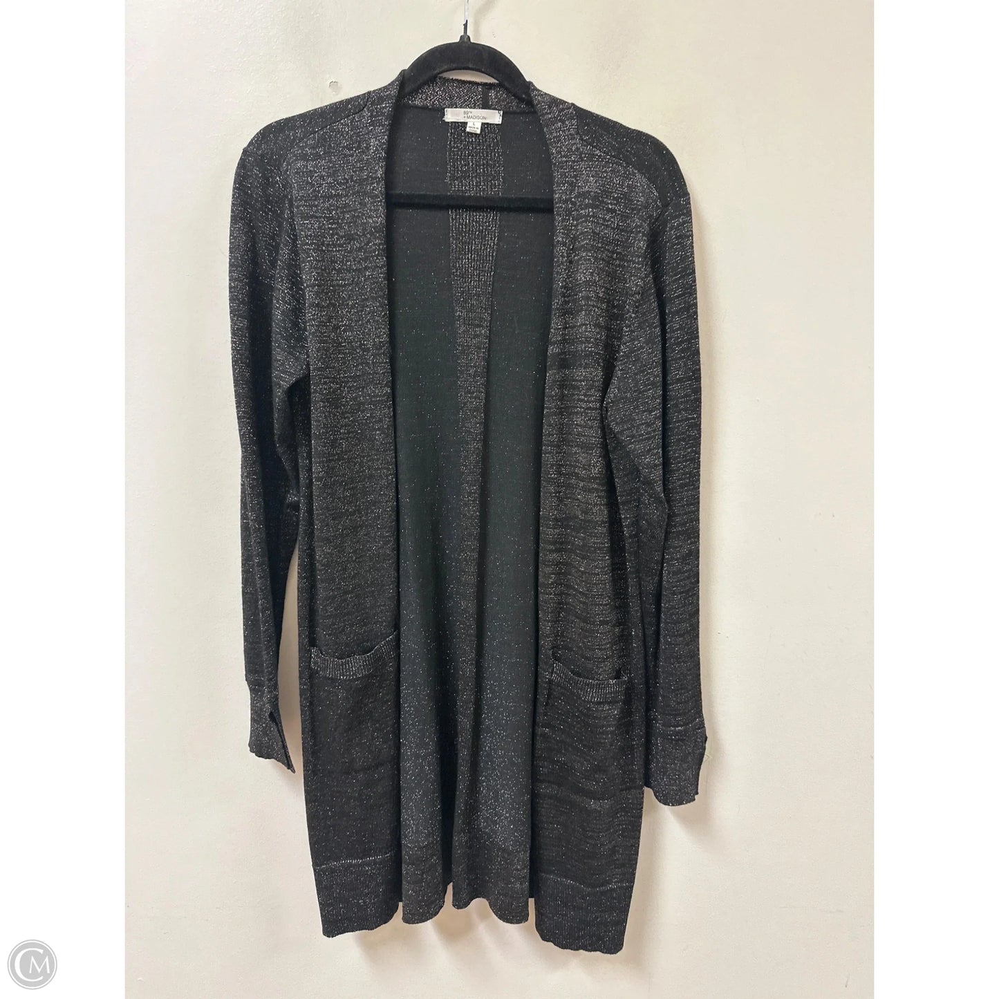 Sweater Cardigan By 89th And Madison In Black, Size: L