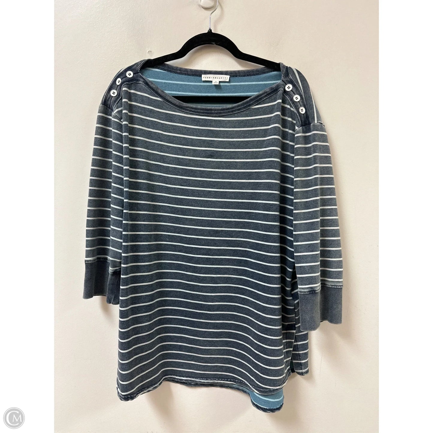 Sweater By Jane And Delancey In Navy, Size: Xl